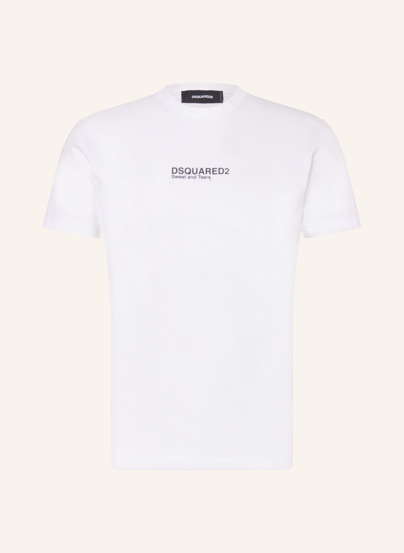 DSQUARED2 T-shirt SWEAT AND TEARS, Color: WHITE (Image 1)