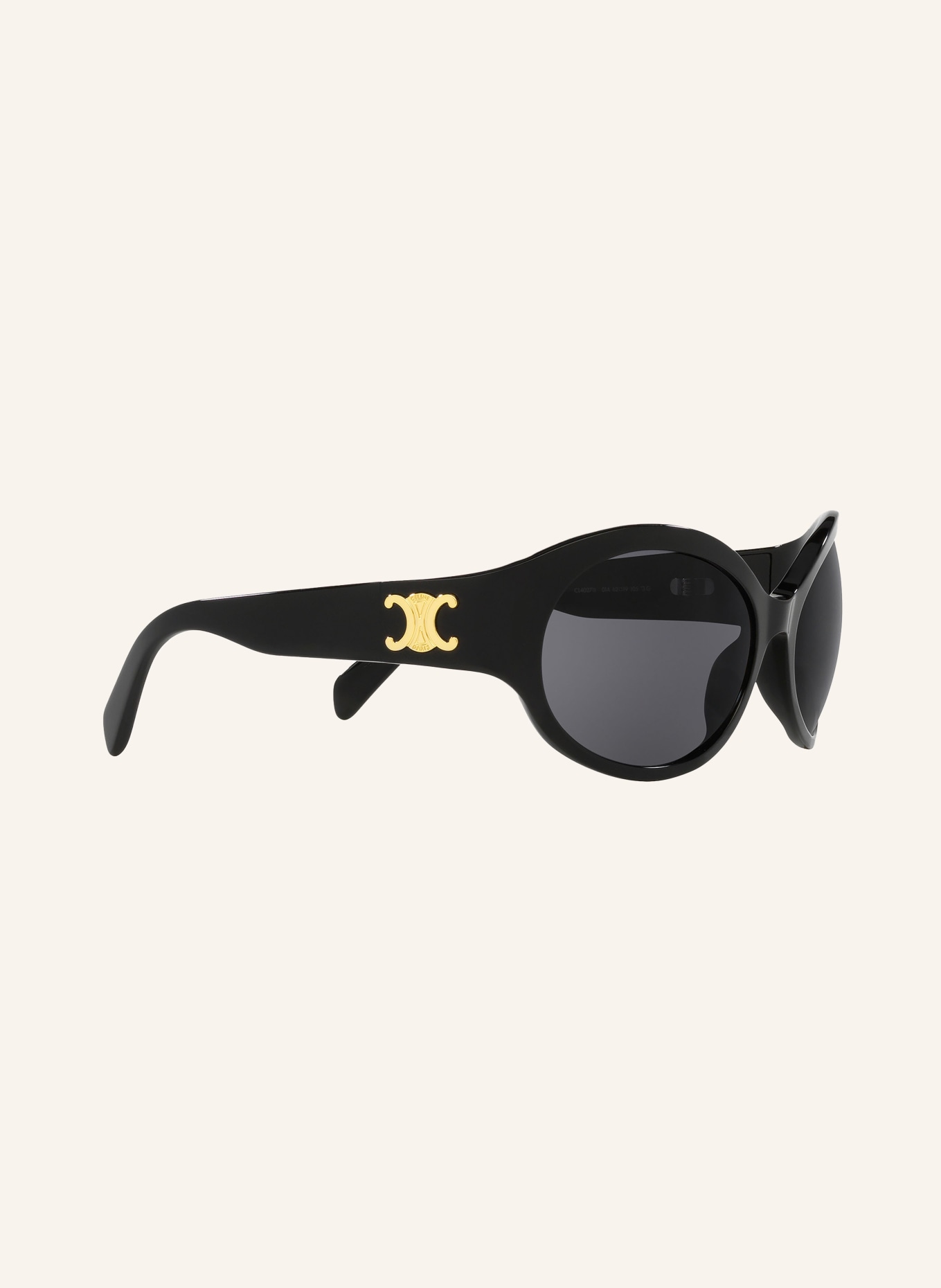 CELINE Sunglasses CL000416 TRIOMPHE, Color: 1100L1 - BLACK/ GRAY (Image 3)