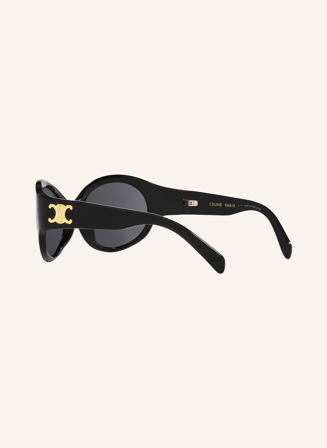 CELINE Sunglasses CL000416 TRIOMPHE, Color: 1100L1 - BLACK/ GRAY (Image 4)