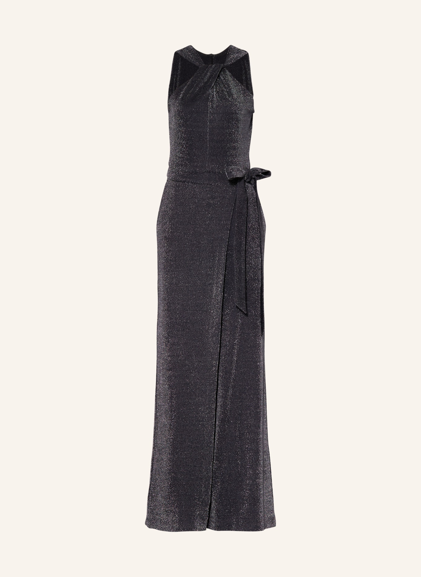 VANILIA Jumpsuit with glitter thread, Color: DARK GRAY/ SILVER (Image 1)