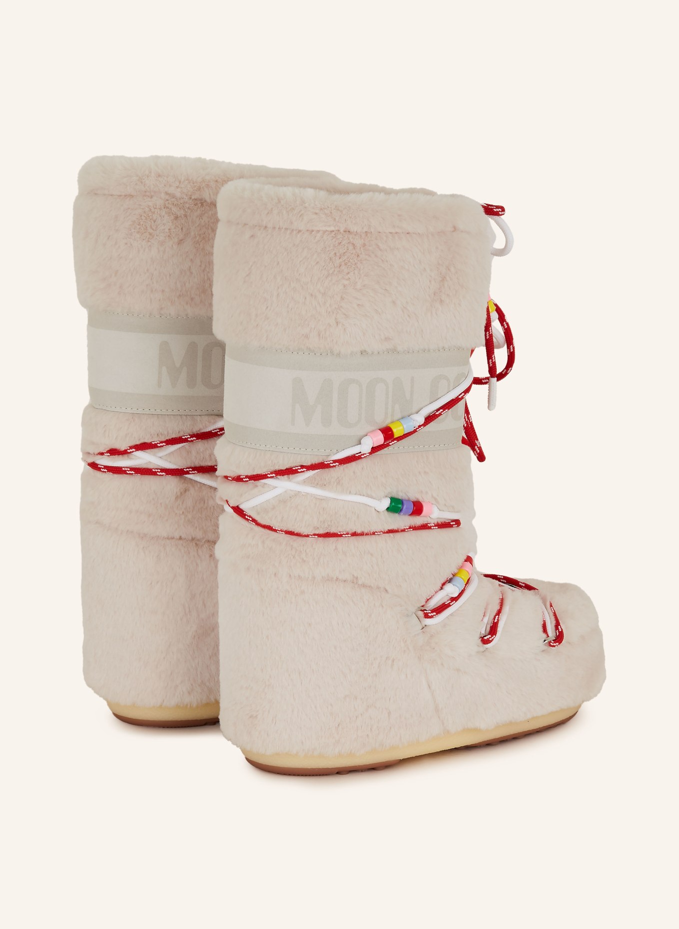 MOON BOOT Moon boots ICON FAUX FUR, Color: CREAM (Image 2)