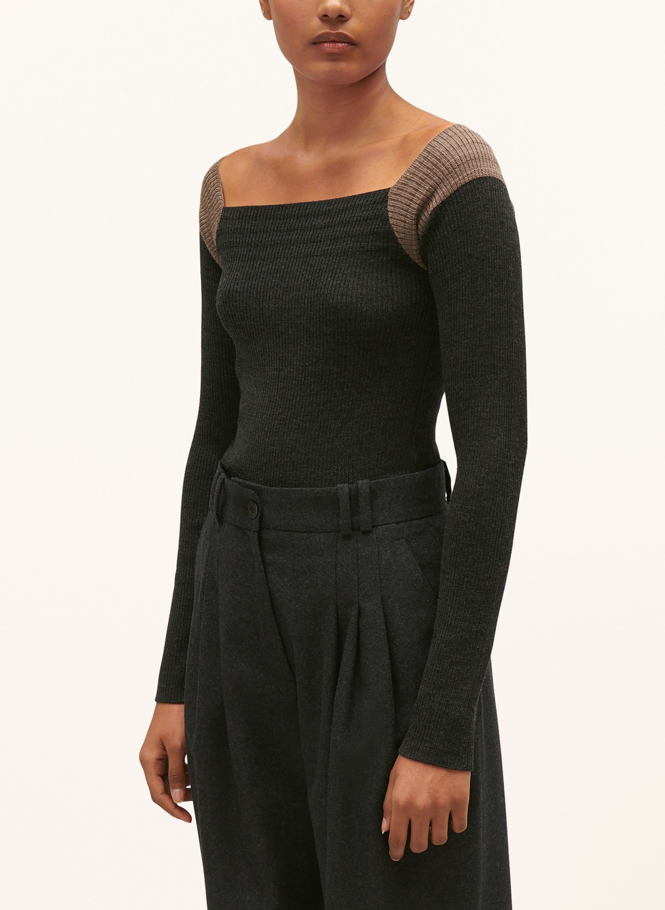 CLAUDIE PIERLOT Pullover, Farbe: GRAU (Bild 4)