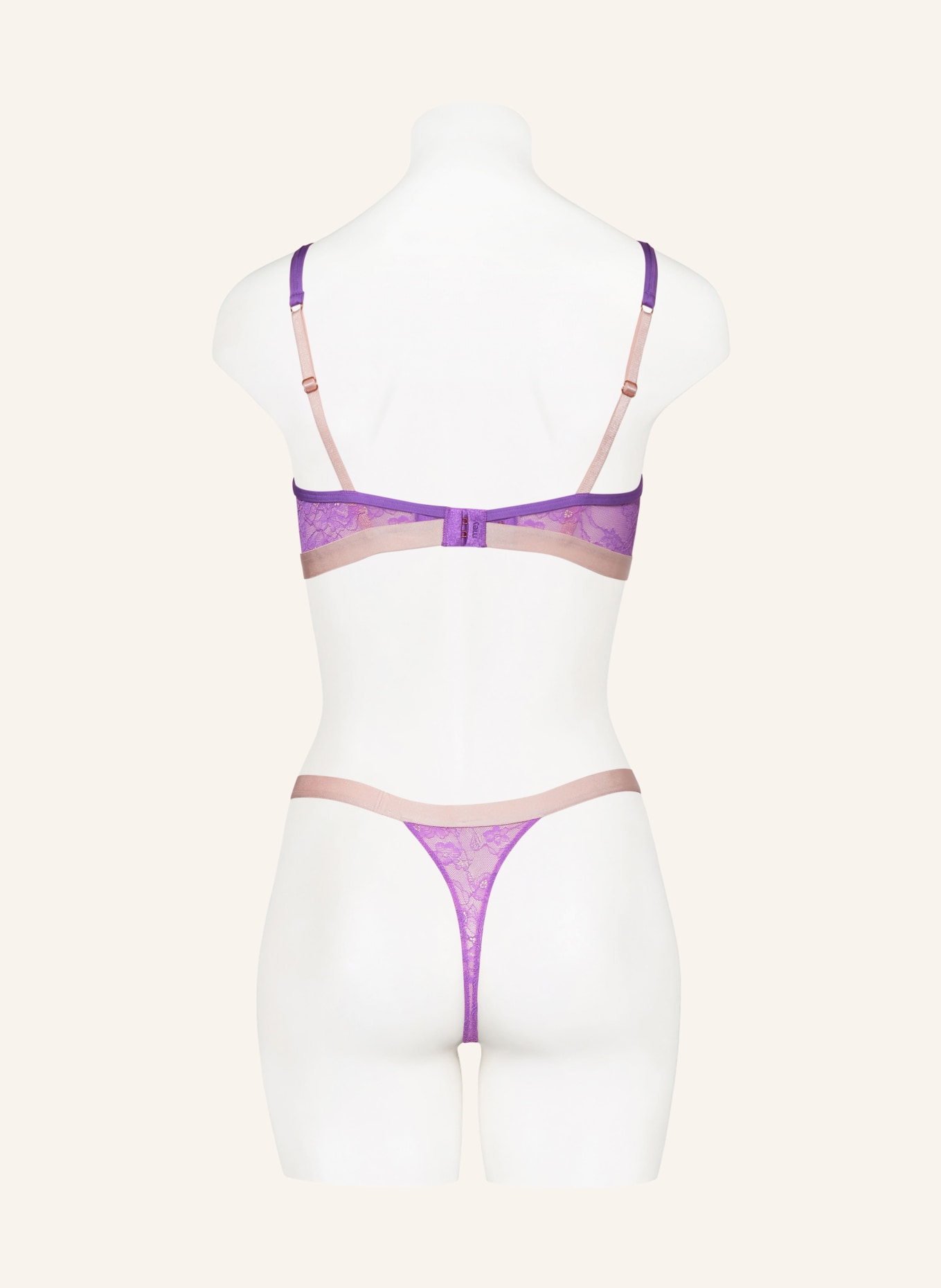mey Triangle bra series POETRY STYLE, Color: PURPLE/ PINK (Image 3)