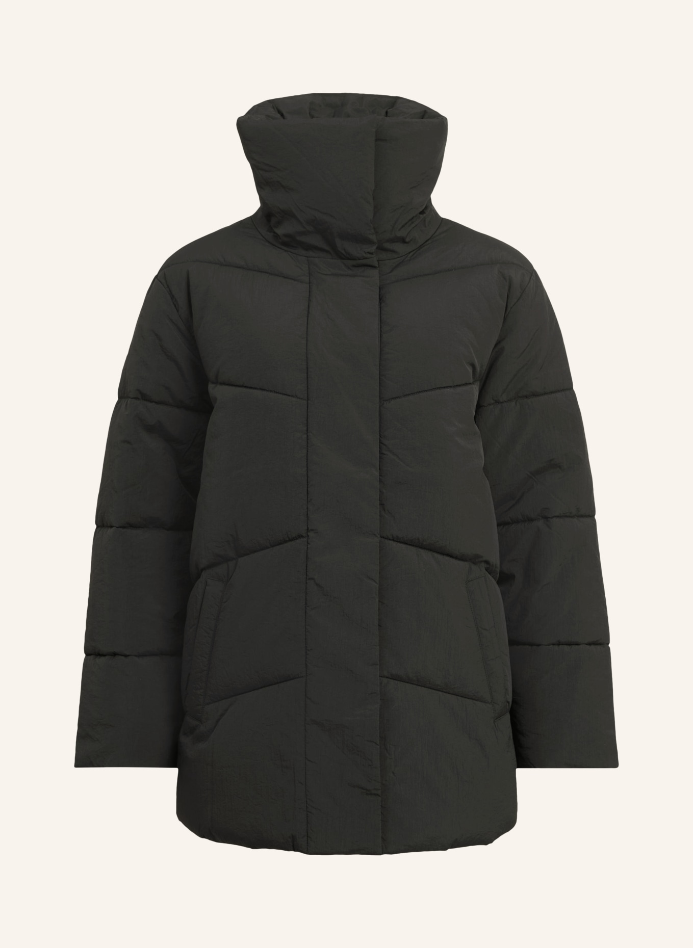 VILA Quilted jacket VILOUISA, Color: BLACK (Image 1)