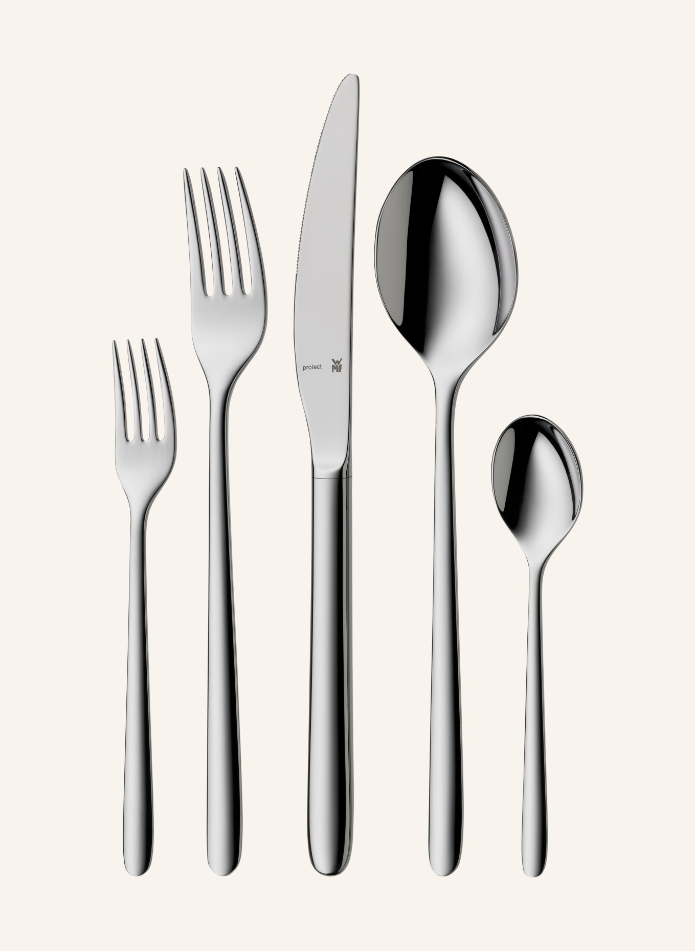 WMF 66-piece Cutlery set FLAME PLUS, Color: SILVER (Image 1)