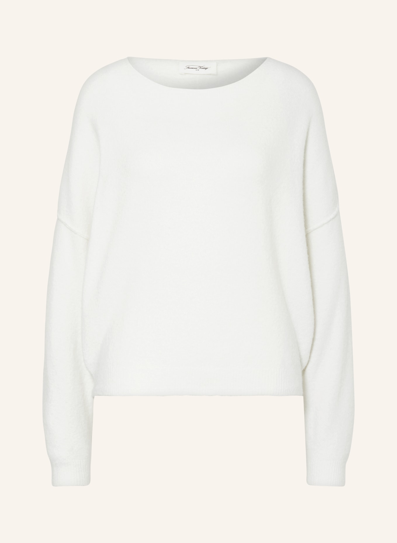 American Vintage Sweater DAM, Color: WHITE (Image 1)