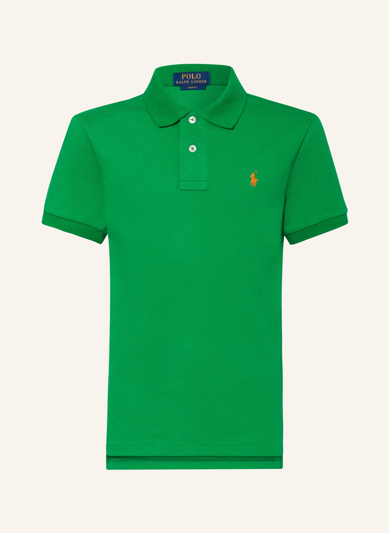 POLO RALPH LAUREN Piqué-Poloshirt, Farbe: GRÜN (Bild 1)
