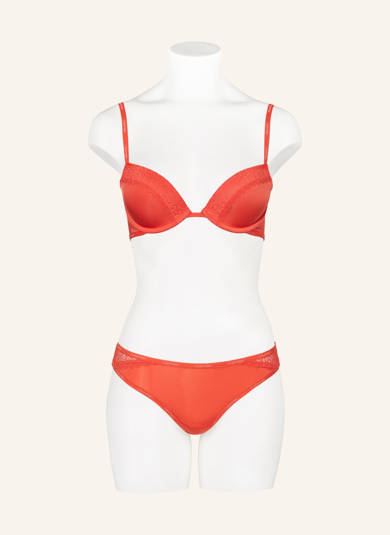 Calvin Klein Push-up-BH FLIRTY: ROT