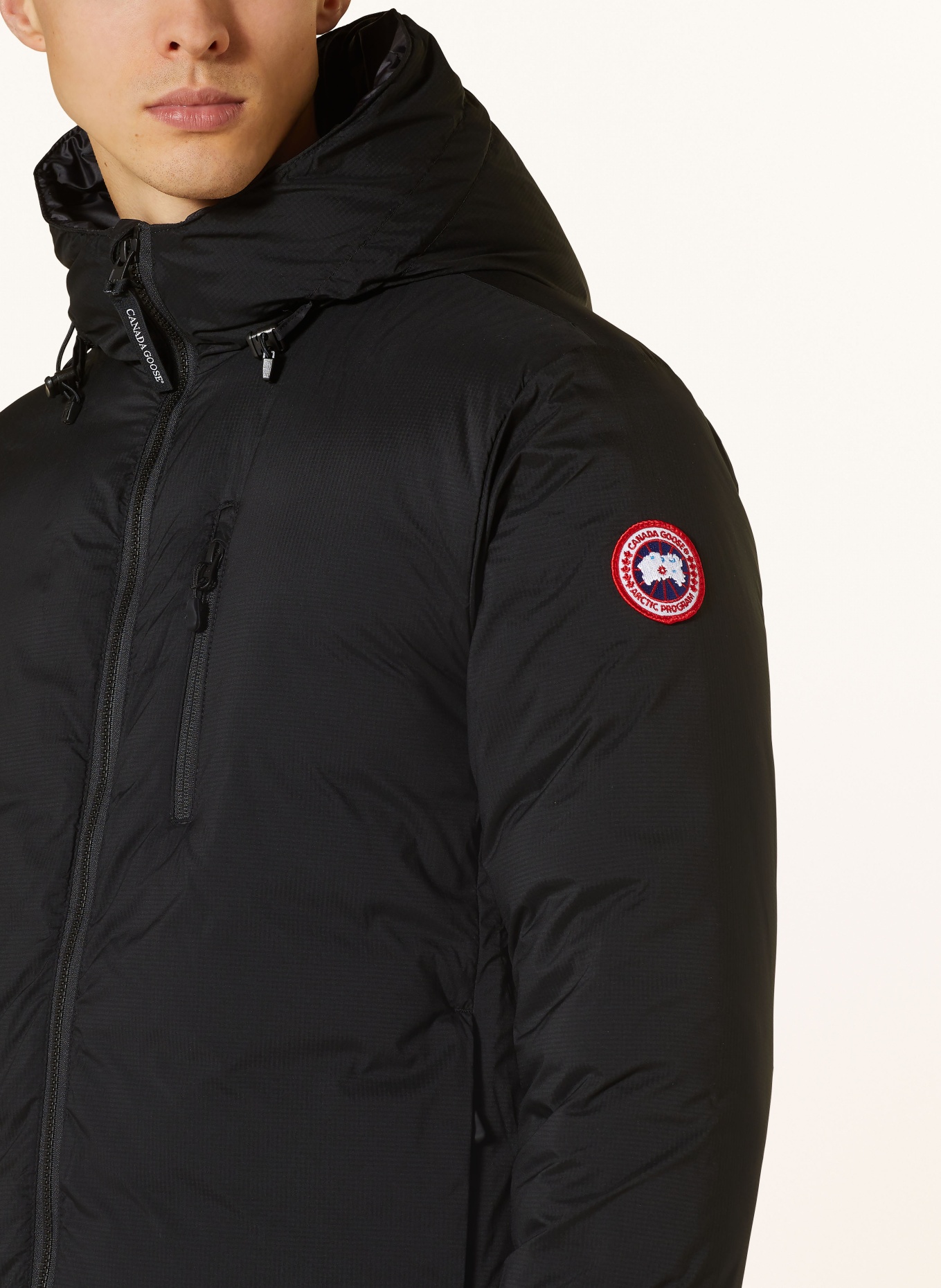 CANADA GOOSE Down jacket LODGE, Color: BLACK (Image 5)