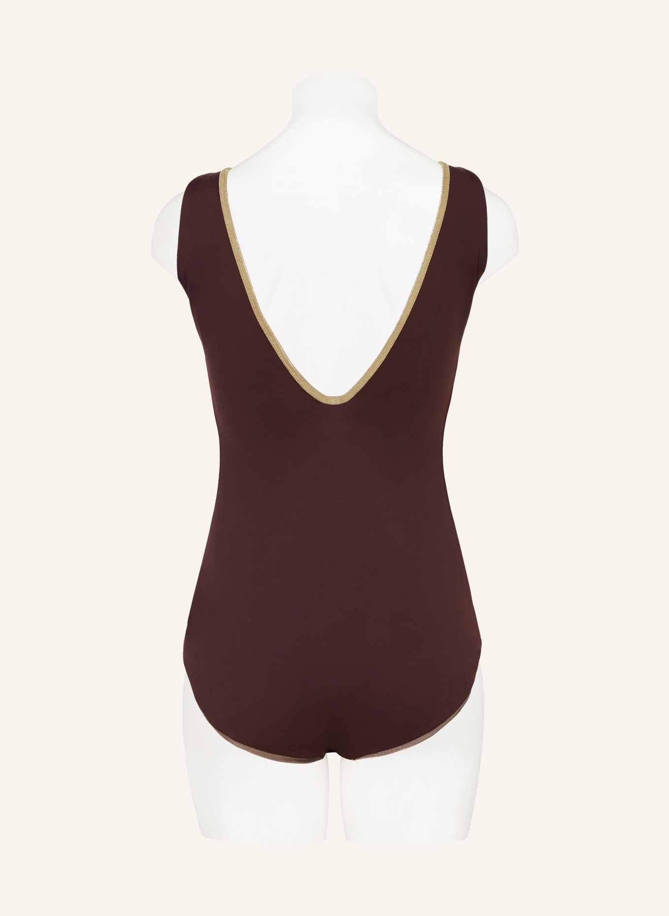 MYMARINI Swimsuit SHINE reversible , Color: BROWN (Image 5)