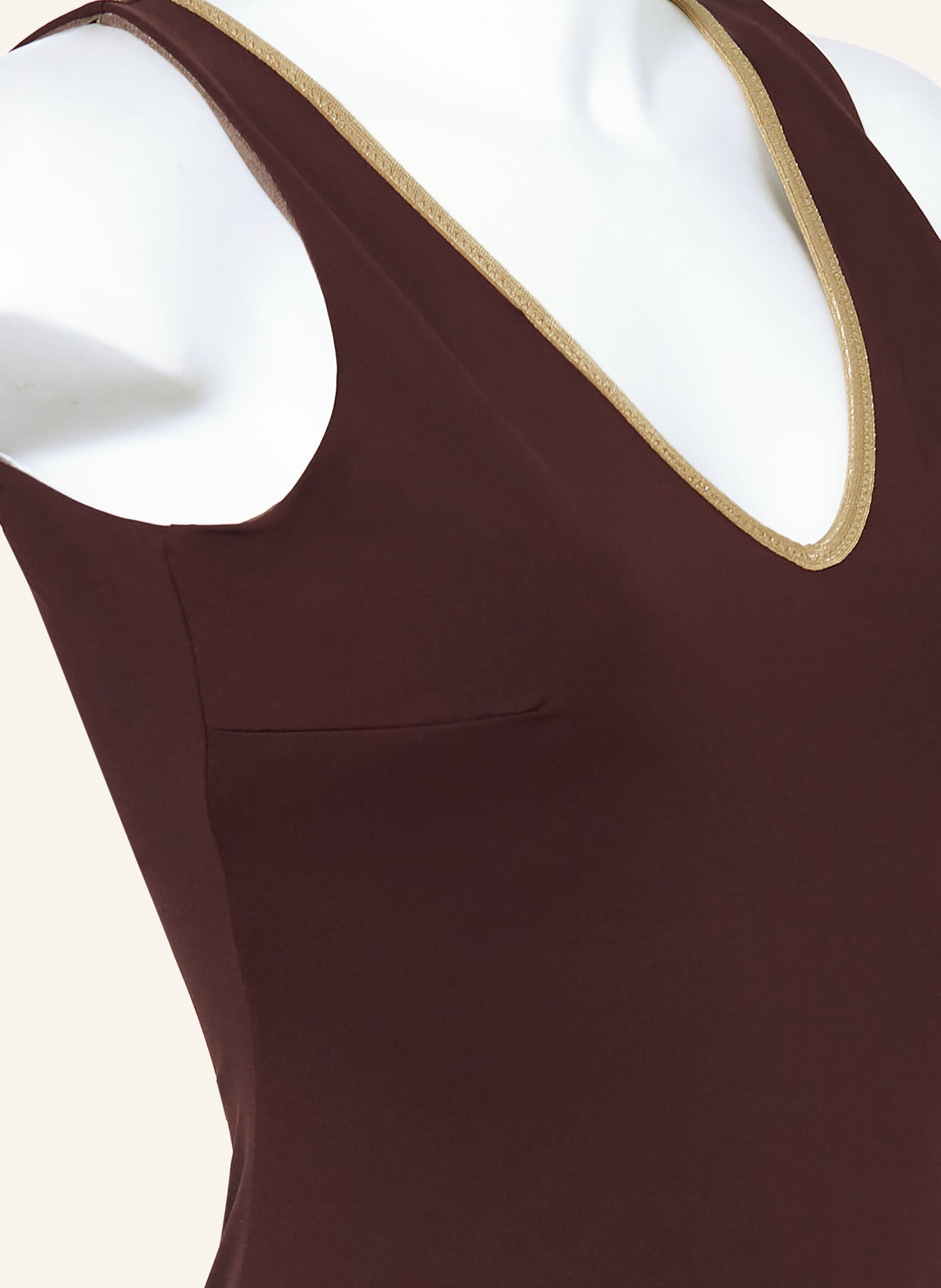 MYMARINI Swimsuit SHINE reversible , Color: BROWN (Image 6)