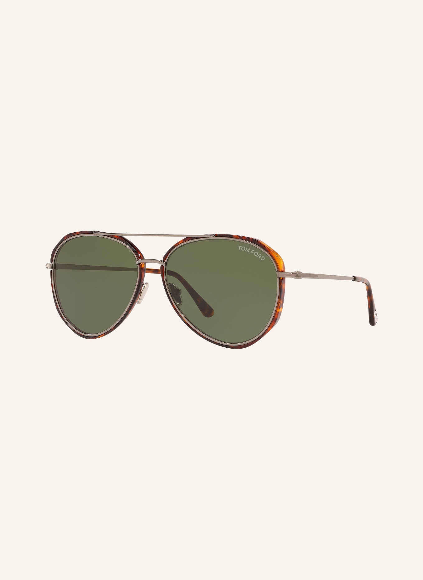TOM FORD Sunglasses TR001096 VITTORIO, Color: 4560J1 - HAVANA/GREEN (Image 1)