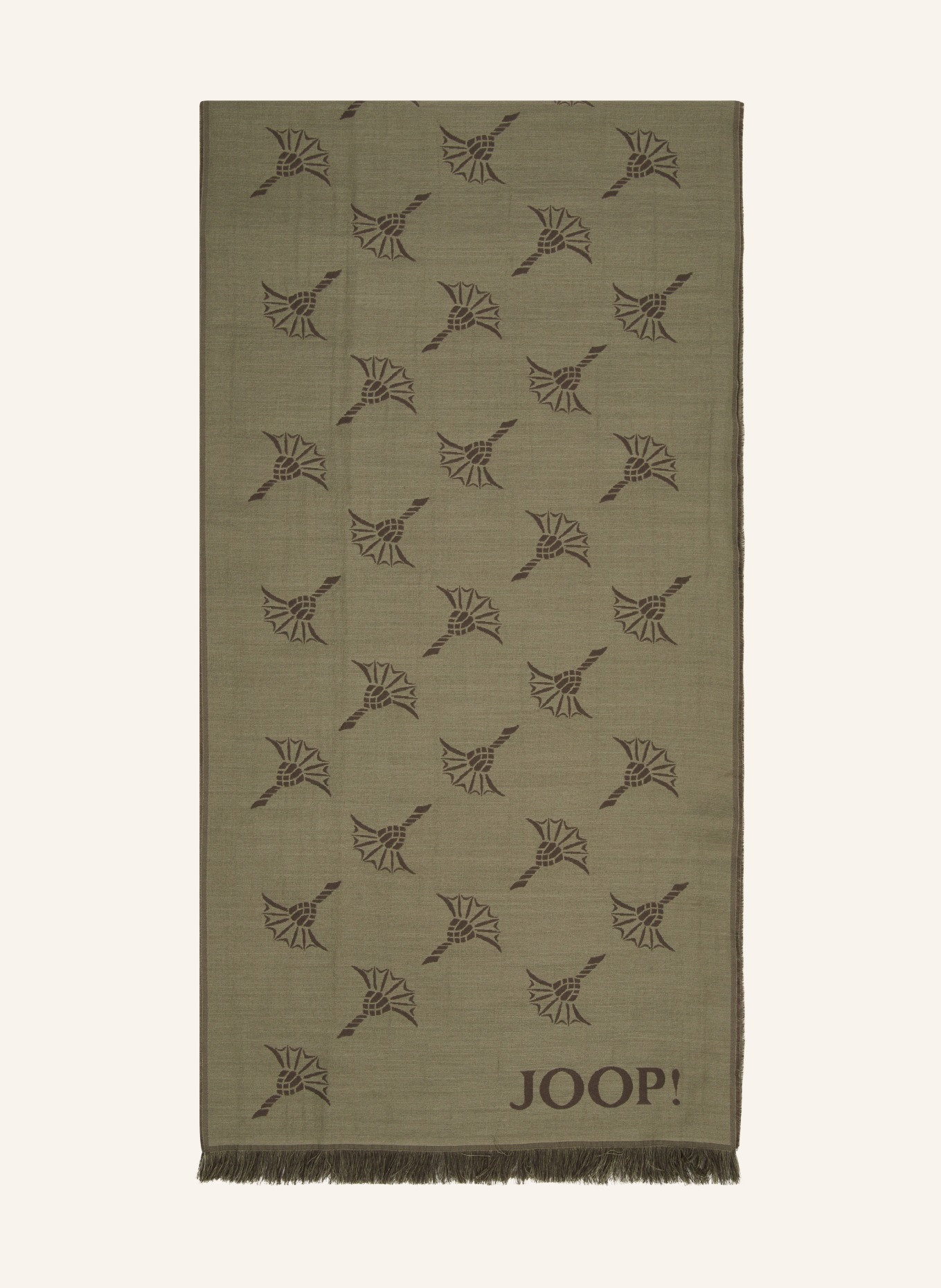 JOOP! Schal FERIS, Farbe: OLIV/ KHAKI (Bild 1)