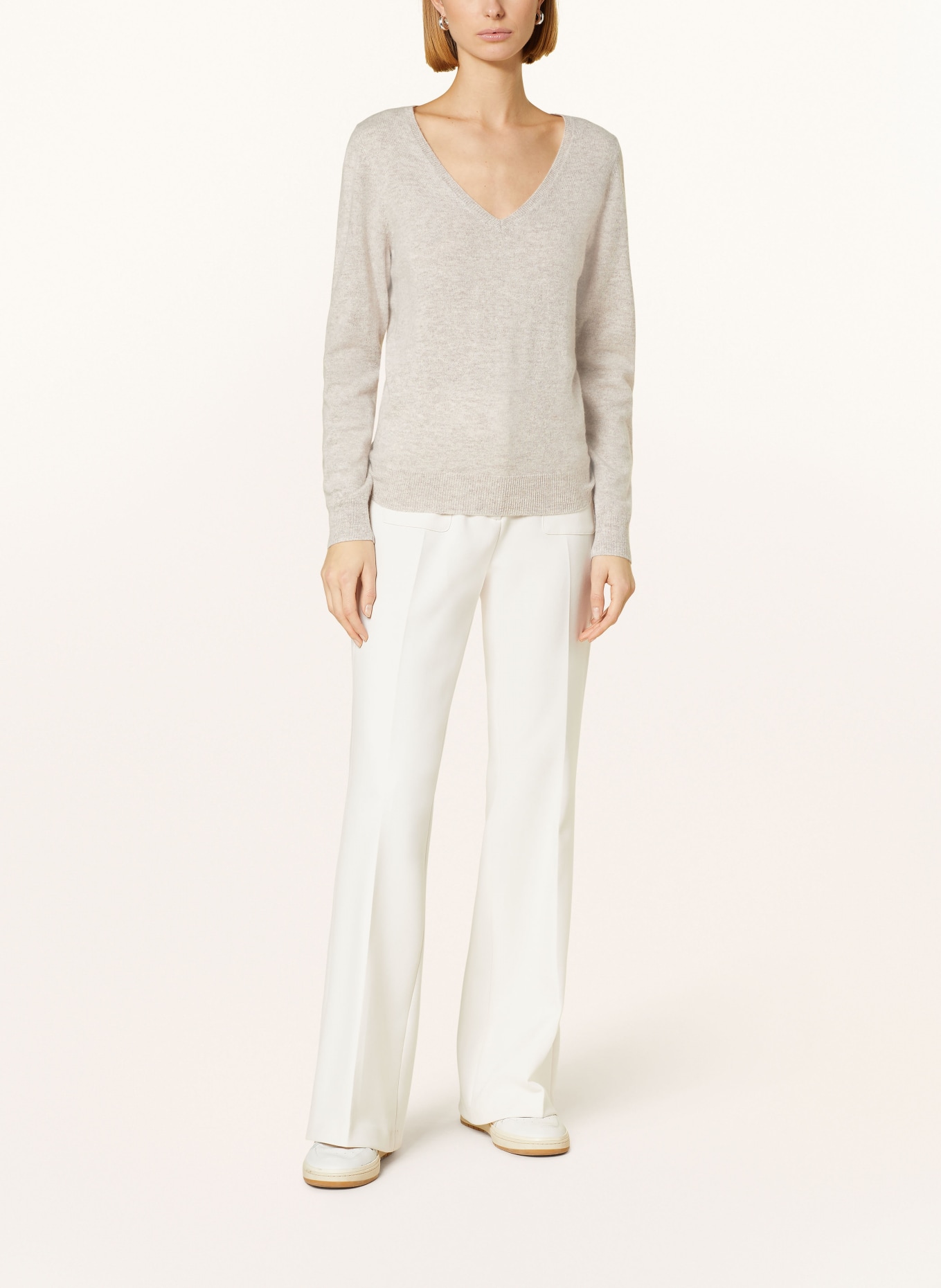 REPEAT Cashmere sweater, Color: LIGHT BROWN (Image 2)