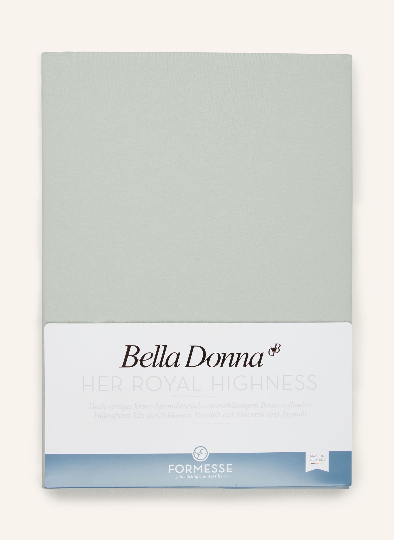 FORMESSE Spannbetttuch BELLA DONNA: HELLGRÜN
