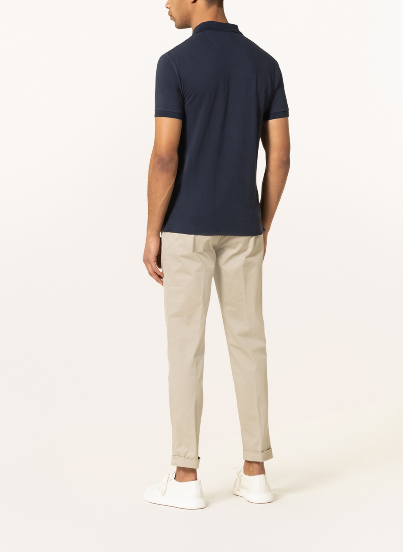 HACKETT LONDON Piqué-Poloshirt Slim Fit, Farbe: DUNKELBLAU (Bild 3)