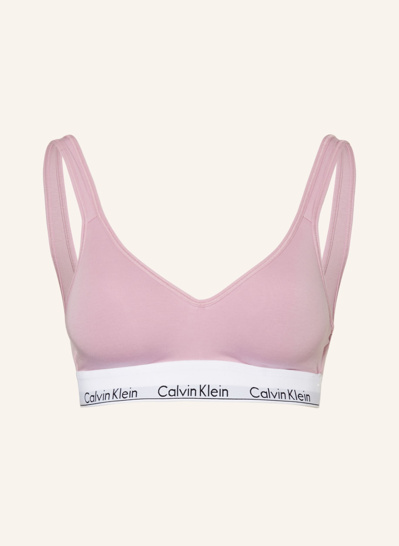 Calvin Klein Bustier podprsenka MODERN COTTON, Barva: SVĚTLE FIALOVÁ (Obrázek 1)