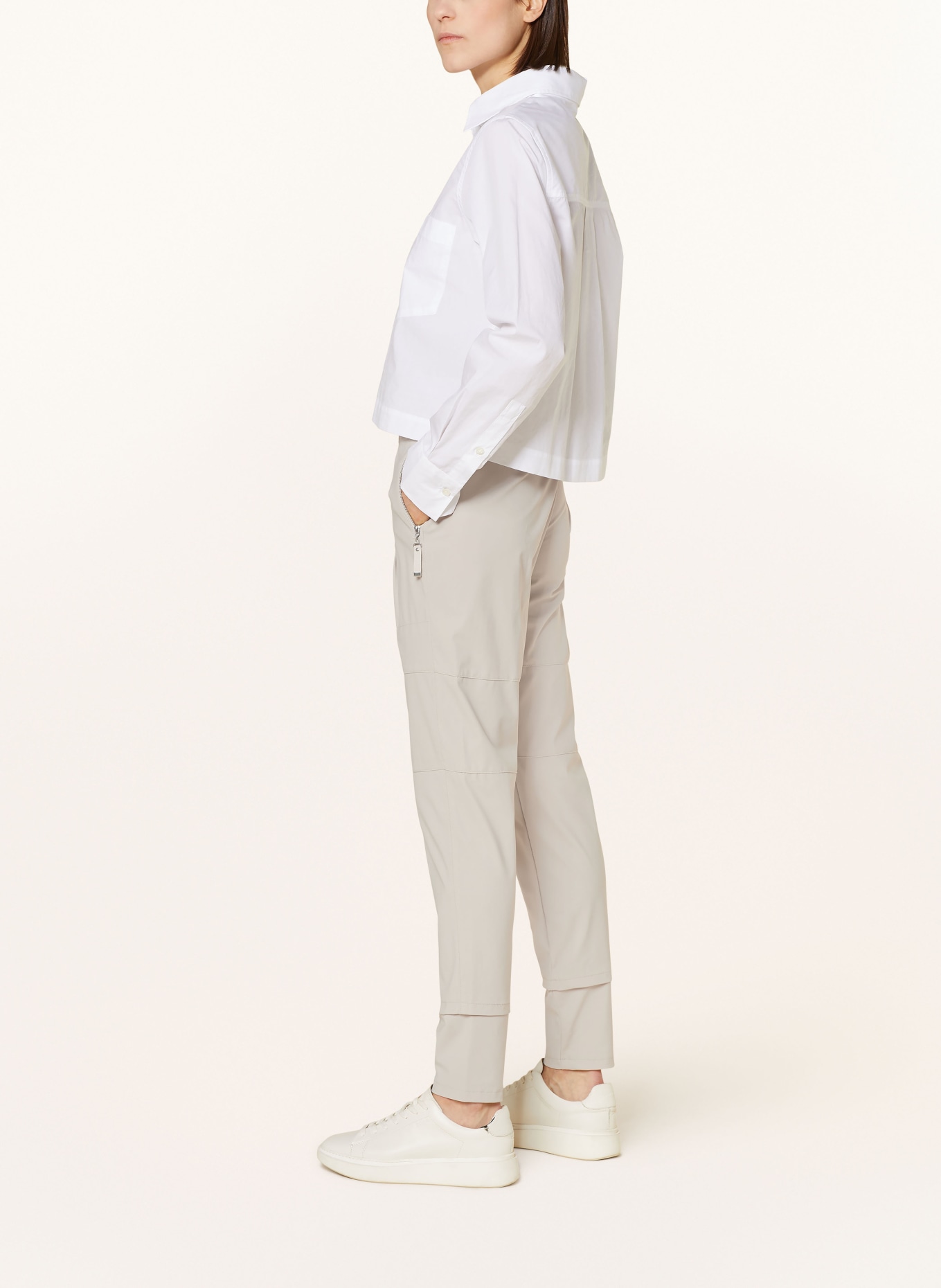 RAFFAELLO ROSSI Spodnie CANDY LONG w stylu dresowym , Kolor: KREMOWY (Obrazek 4)