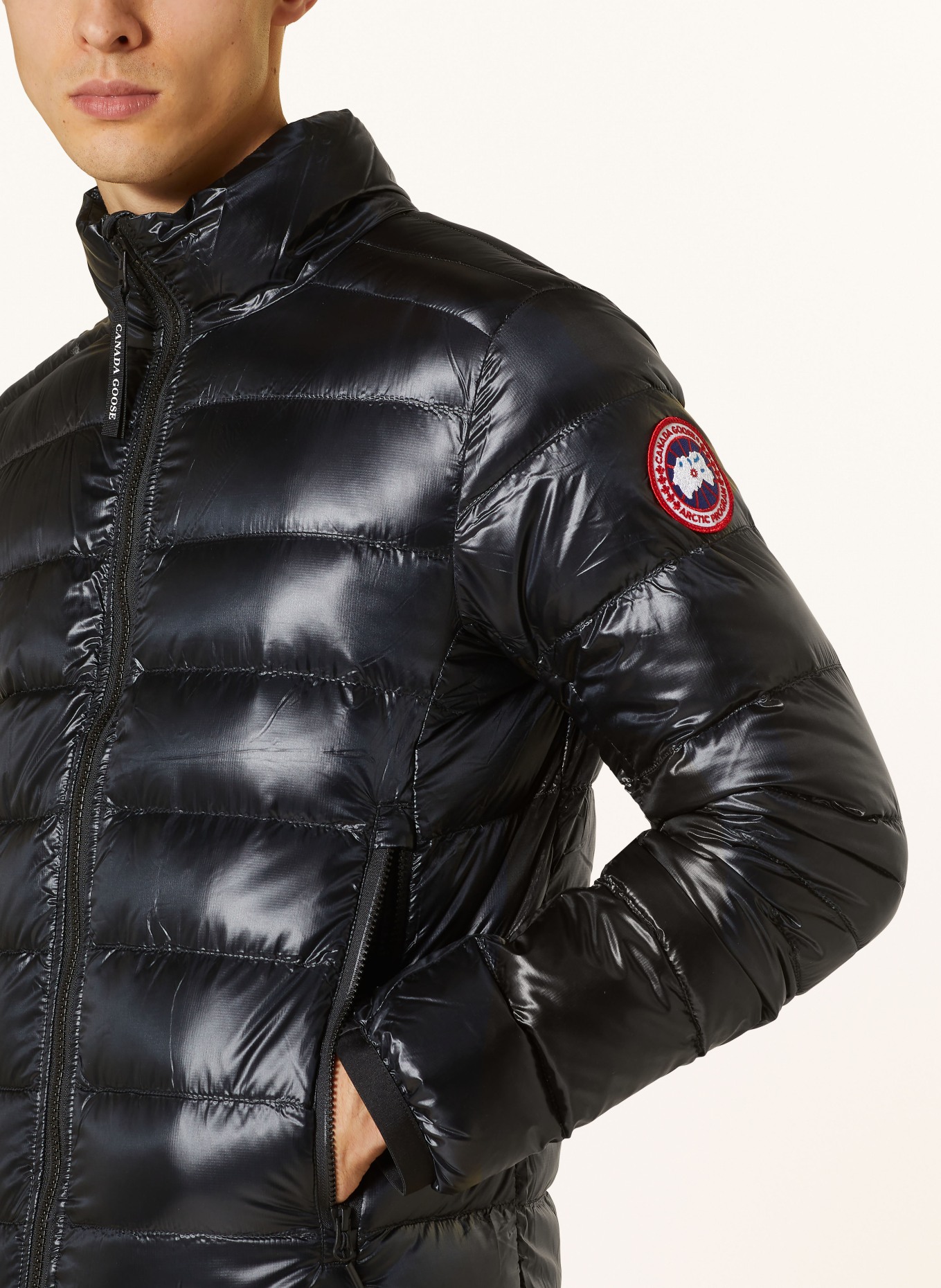 CANADA GOOSE Lightweight down jacket CROFTON, Color: BLACK (Image 5)