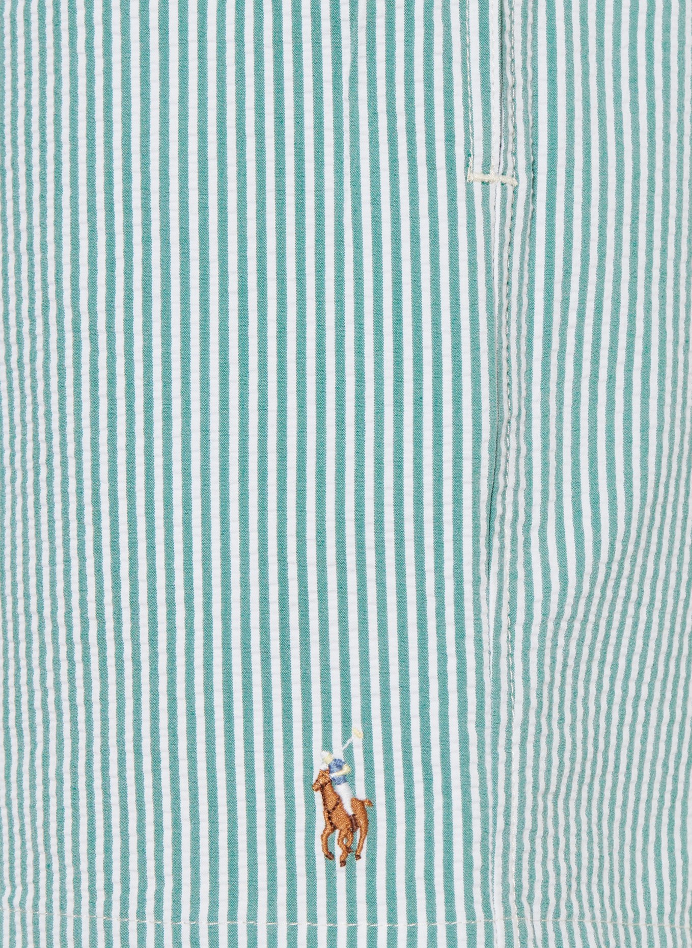 POLO RALPH LAUREN Swim shorts, Color: LIGHT GREEN/ WHITE (Image 3)