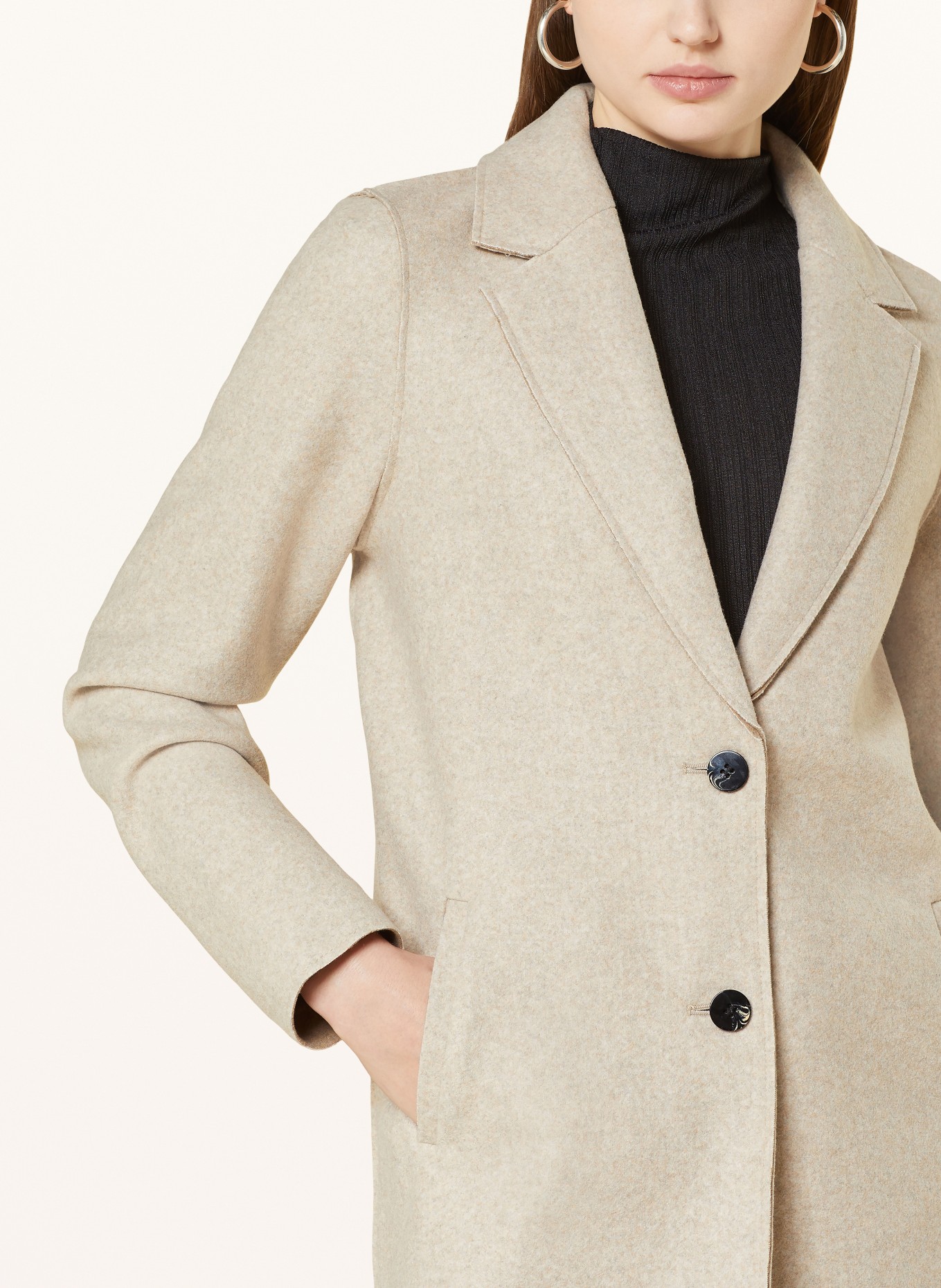ONLY Coat, Color: CREAM (Image 4)