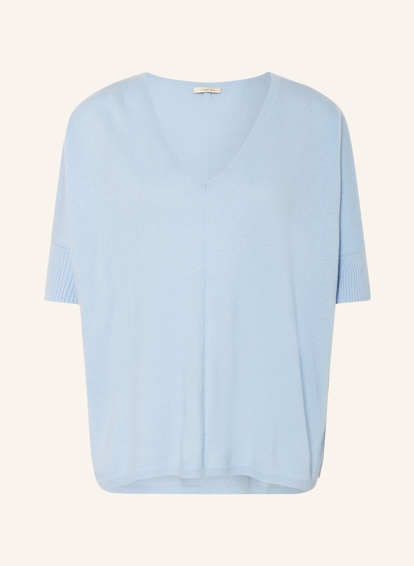 lilienfels Oversized sweter z kaszmiru: JASNONIEBIESKI