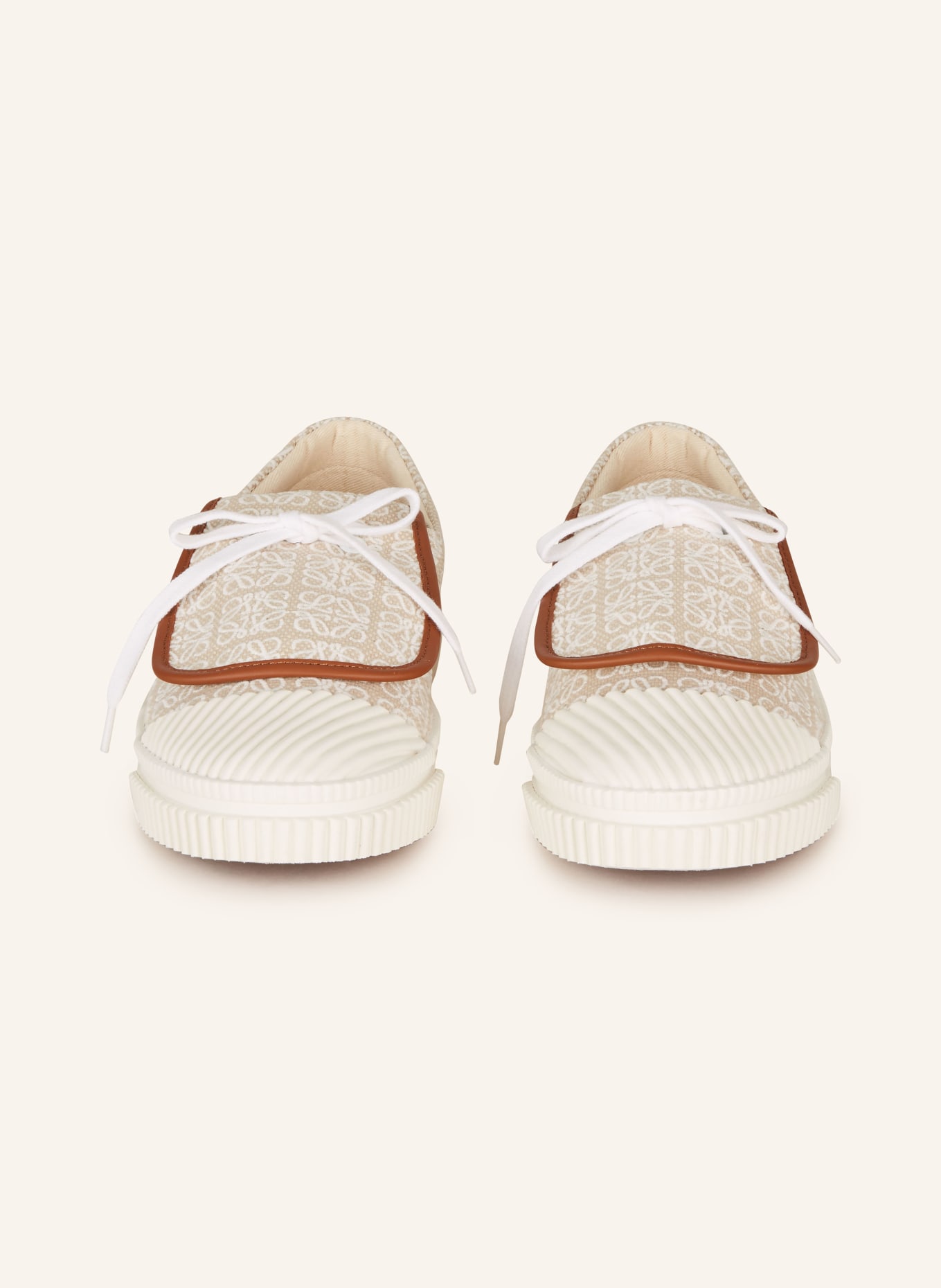 LOEWE Sneakers ANAGRAM, Color: BEIGE/ WHITE (Image 3)