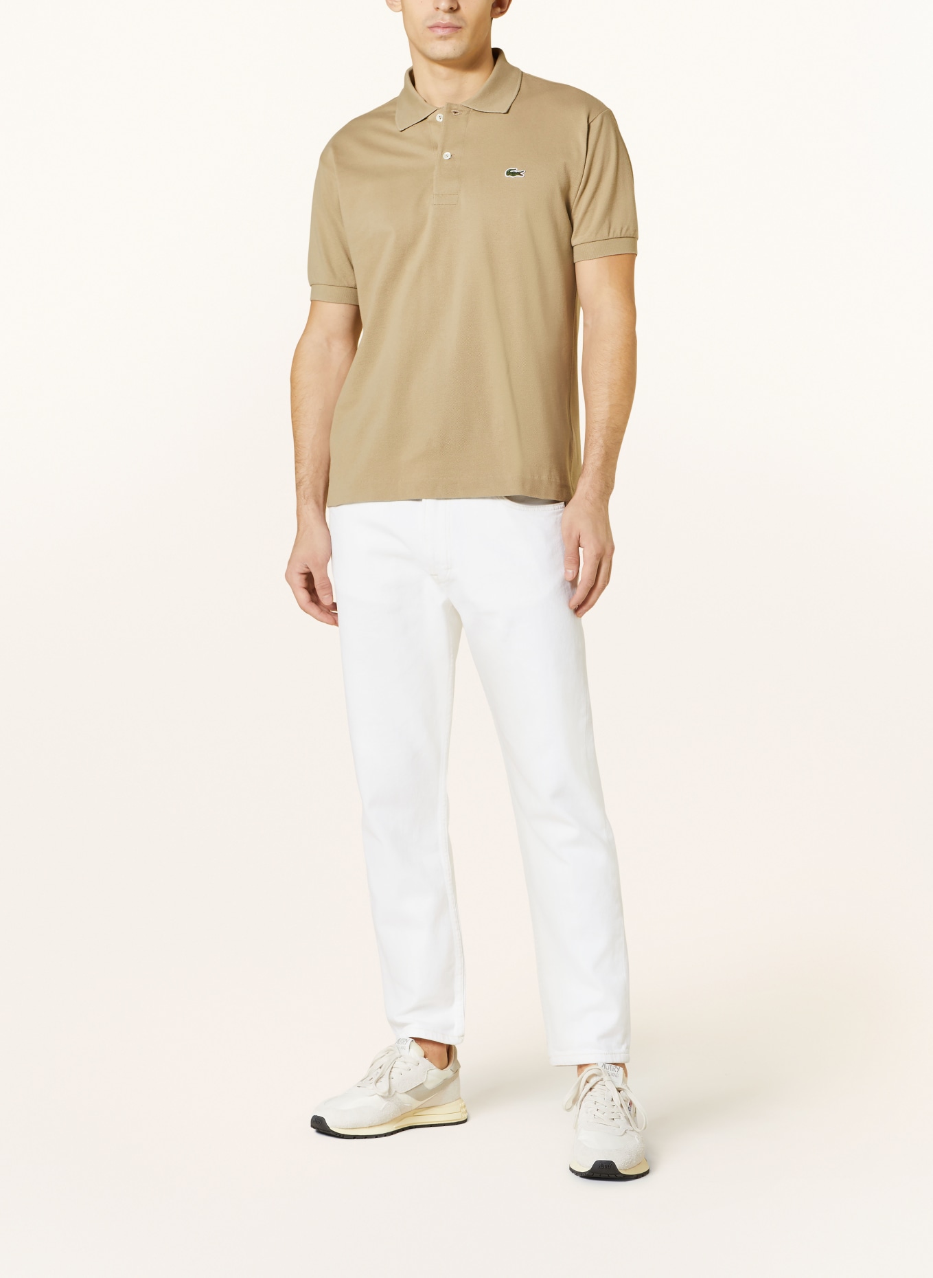 LACOSTE Piqué-Poloshirt Classic Fit, Farbe: HELLGRÜN (Bild 2)