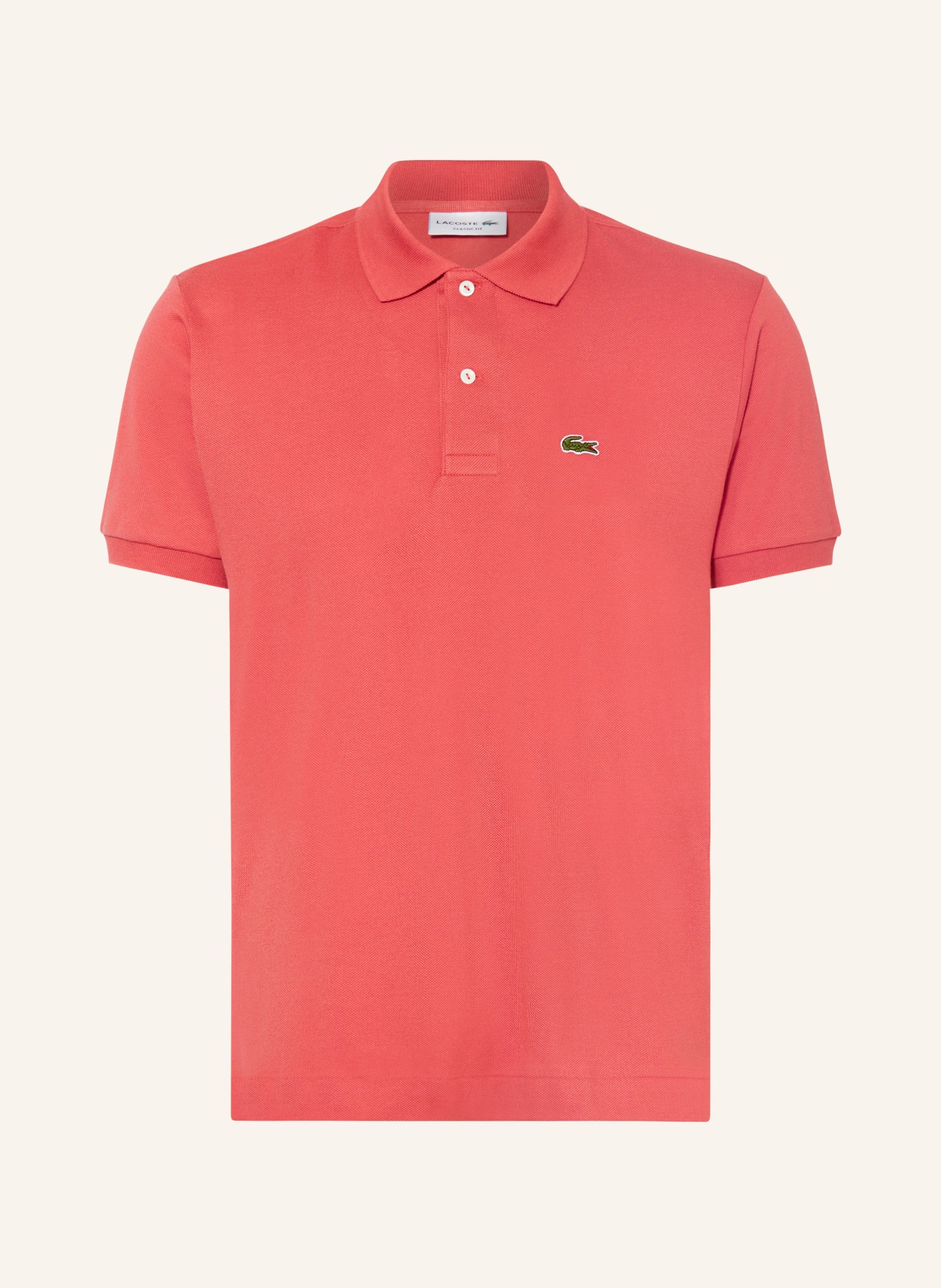 LACOSTE Piqué-Poloshirt Classic Fit, Farbe: LACHS (Bild 1)