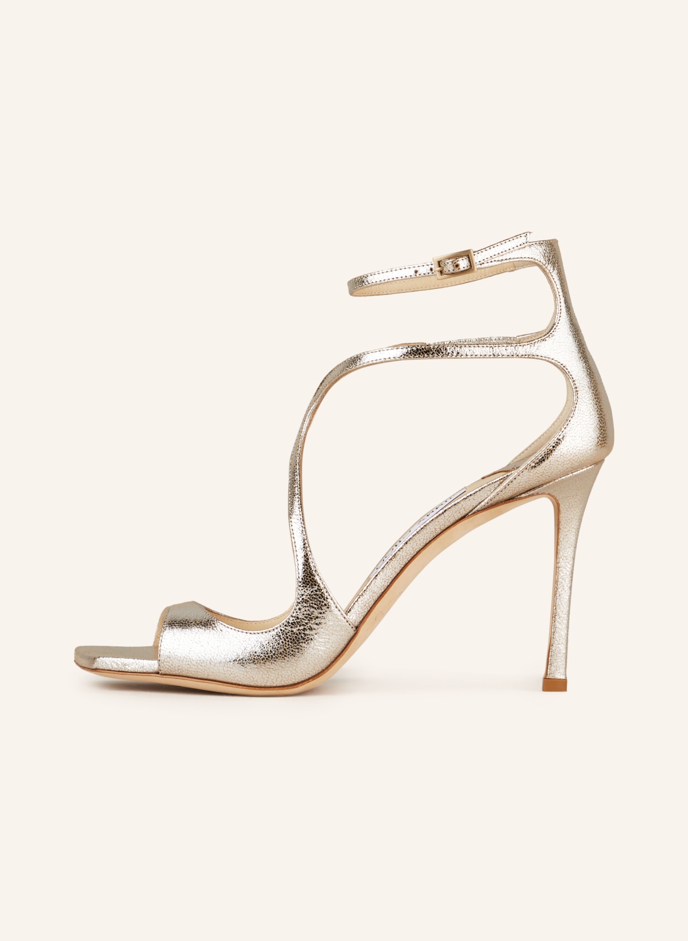 JIMMY CHOO Sandals AZIA 95, Color: SILVER (Image 4)