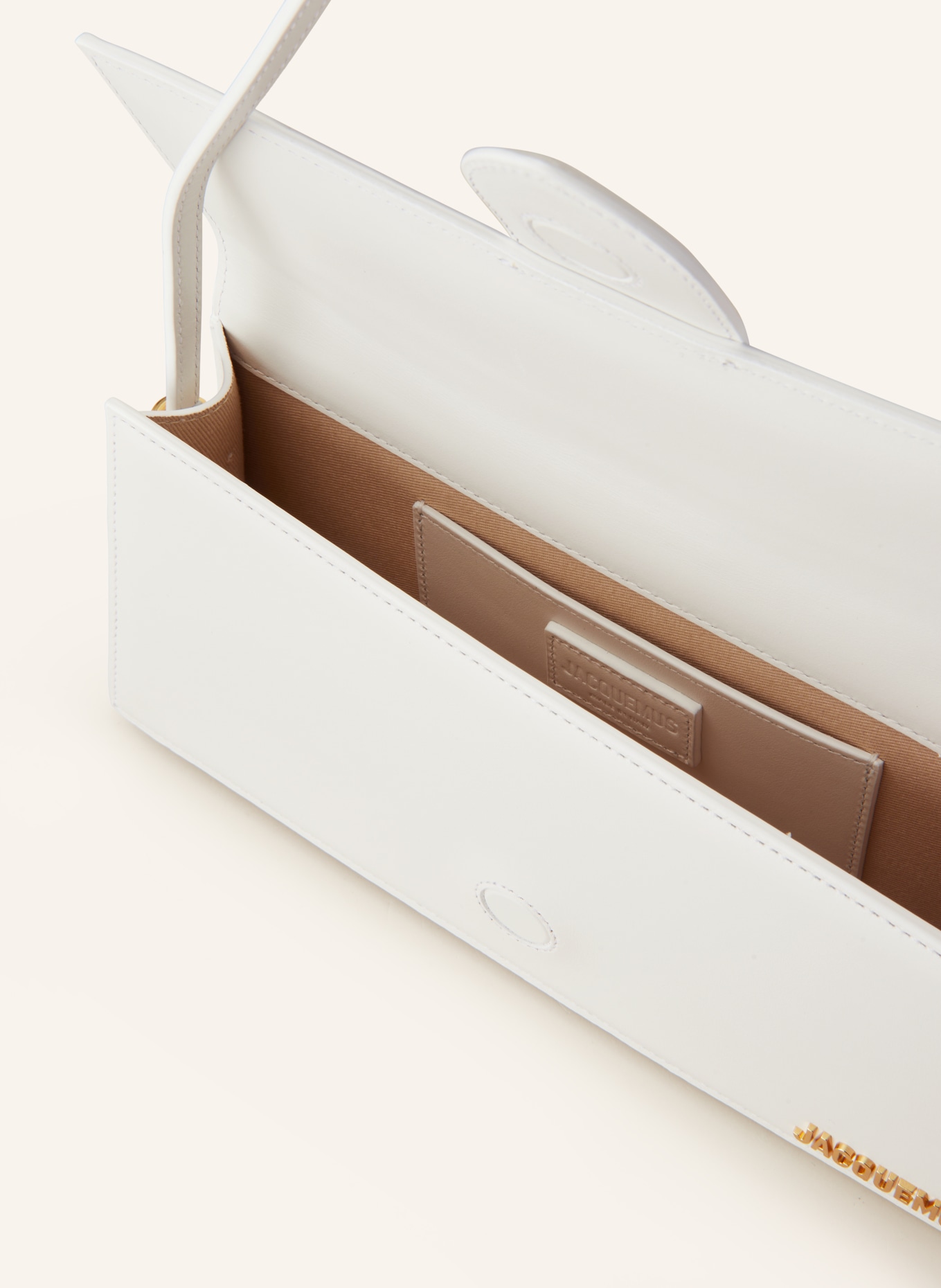 JACQUEMUS Shoulder bag LE BAMBINO LONG , Color: WHITE (Image 3)