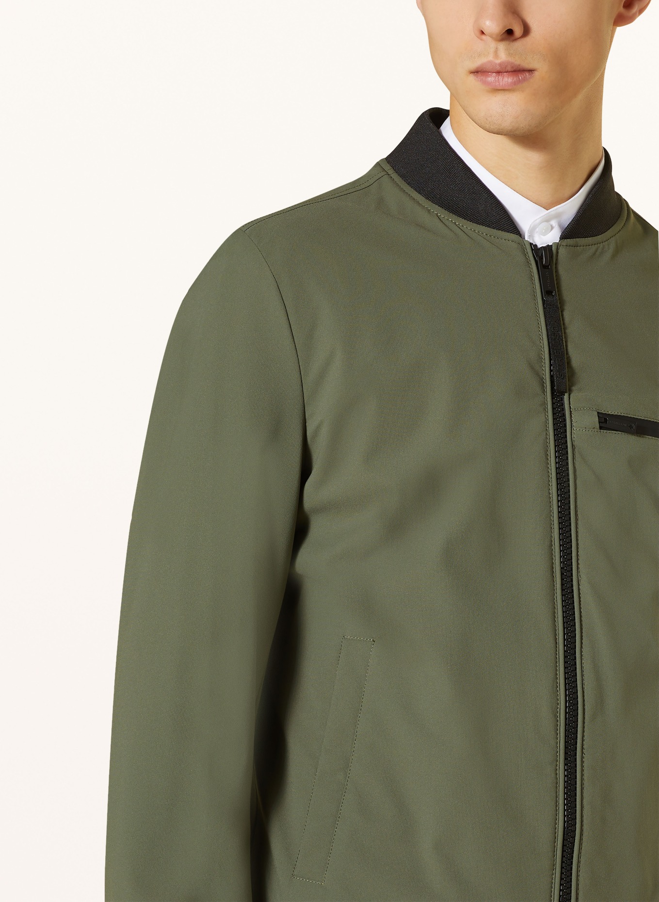STRELLSON Bomber jacket CLEARWATER, Color: OLIVE (Image 4)