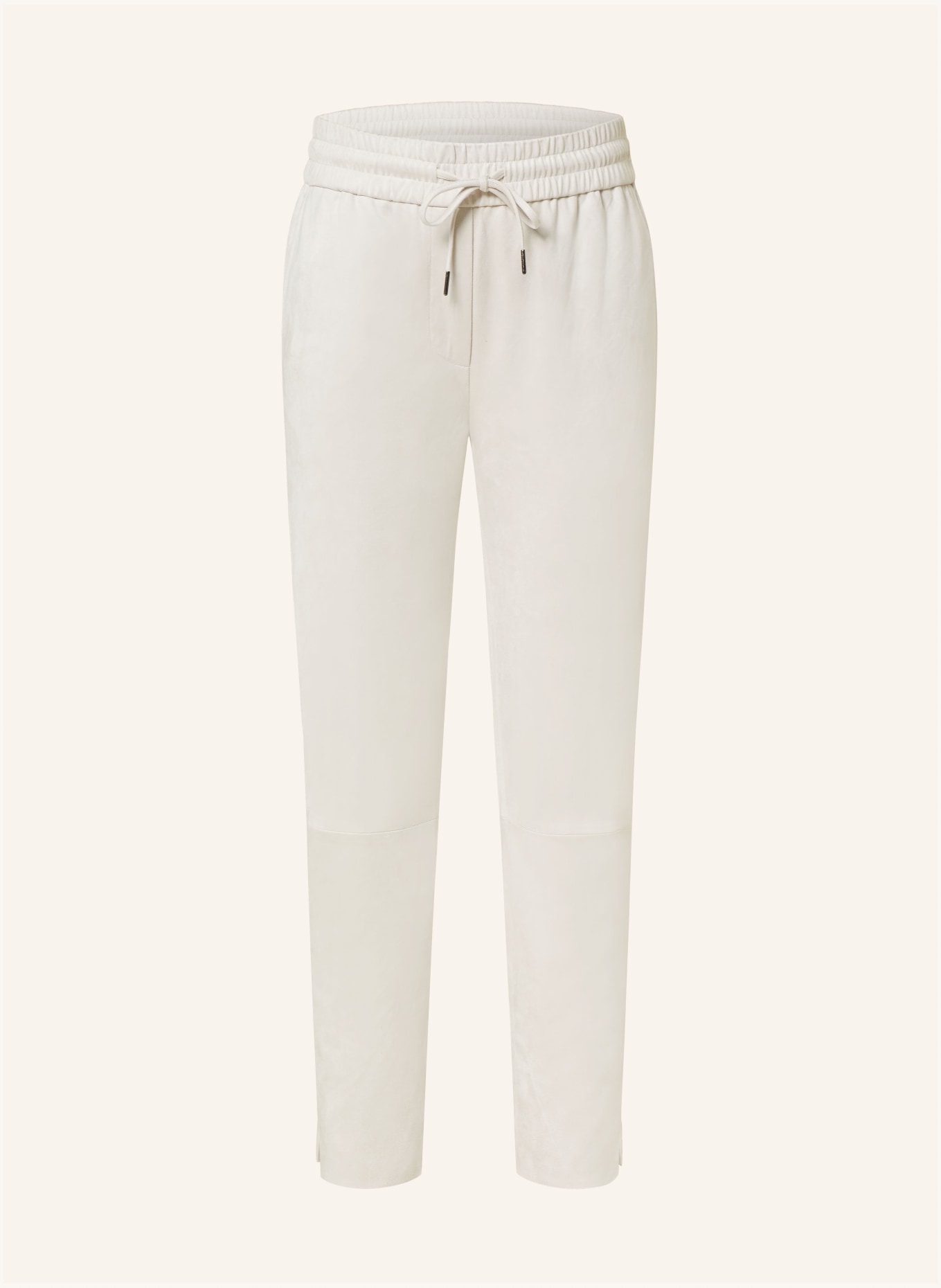 Juvia 7 8 trousers in leather look