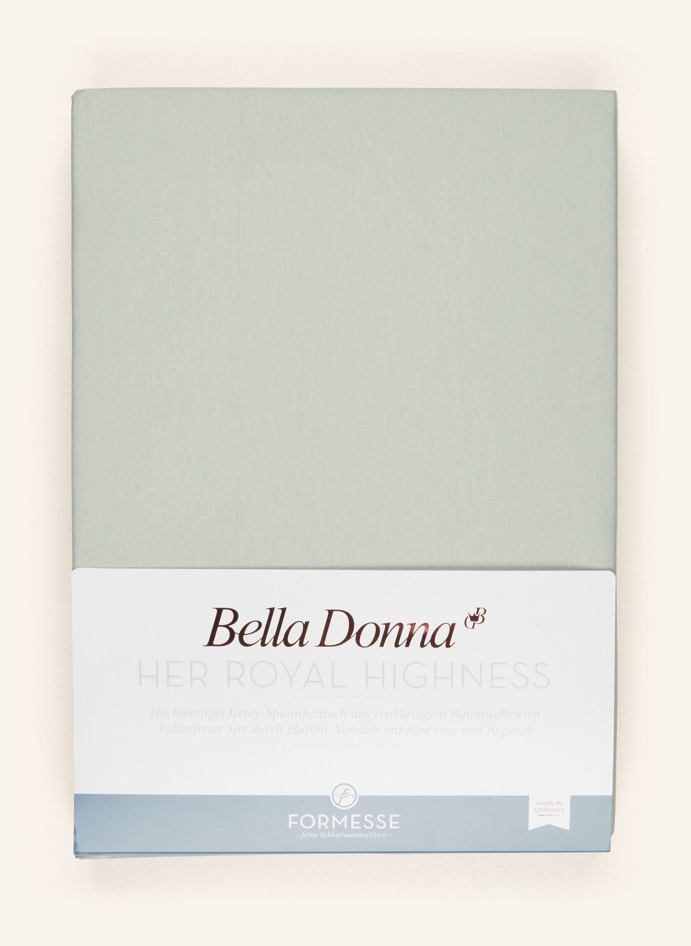 FORMESSE Spannbetttuch BELLA DONNA PREMIUM: HELLGRÜN