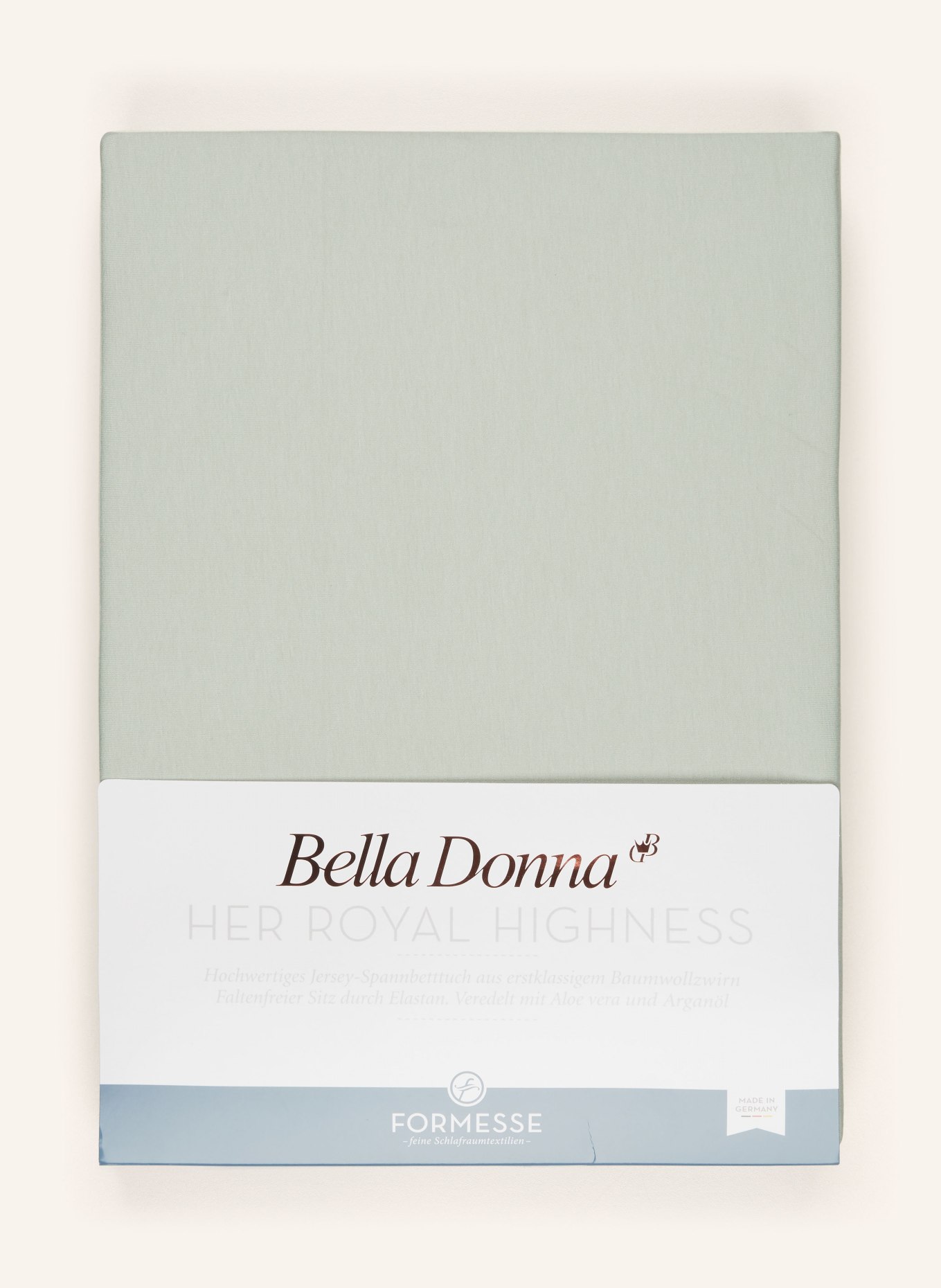 FORMESSE Prześcieradło z gumką BELLA DONNA: JASNOZIELONY