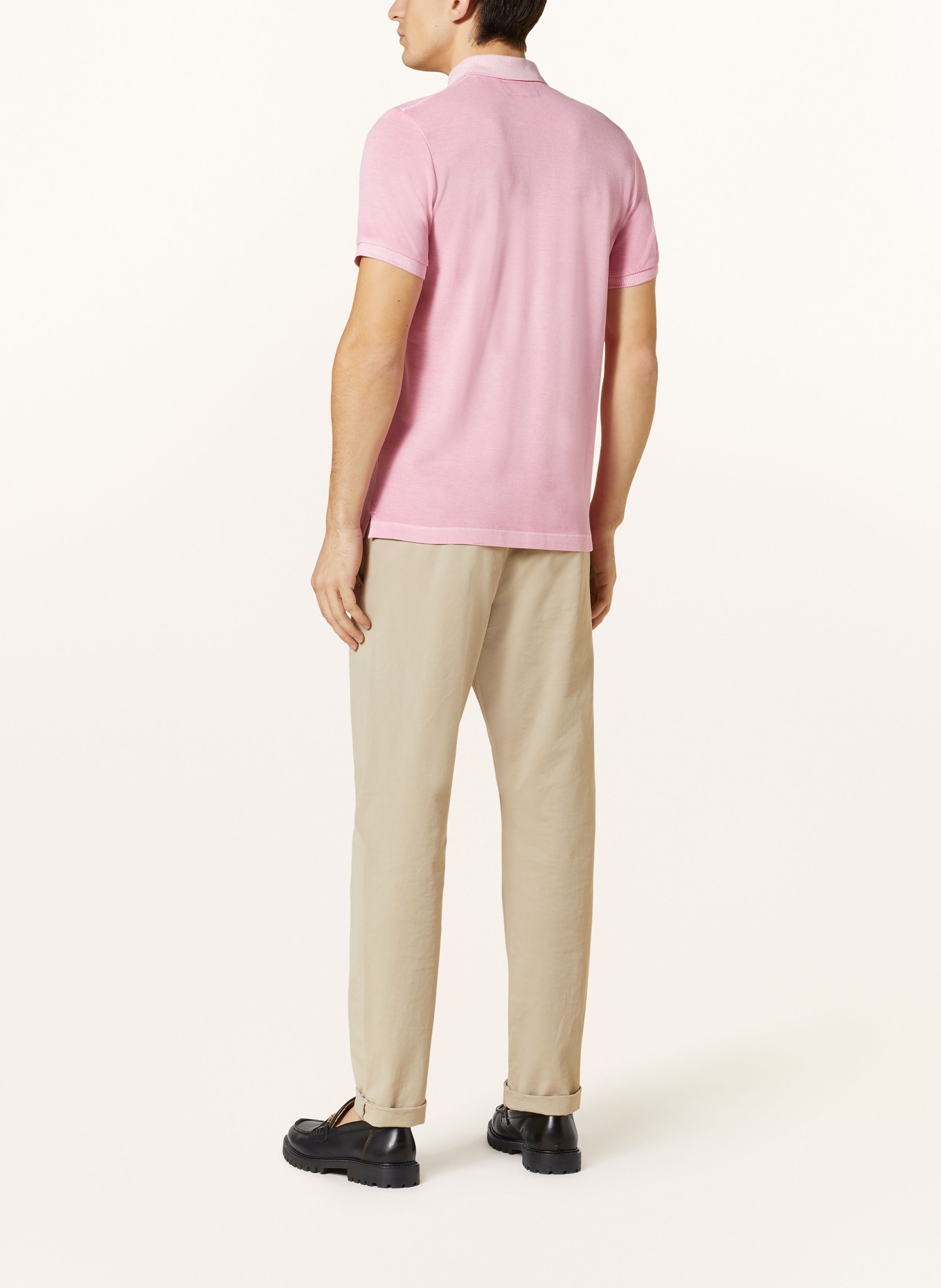 Marc O'Polo Piqué polo shirt shaped fit, Color: PINK (Image 3)