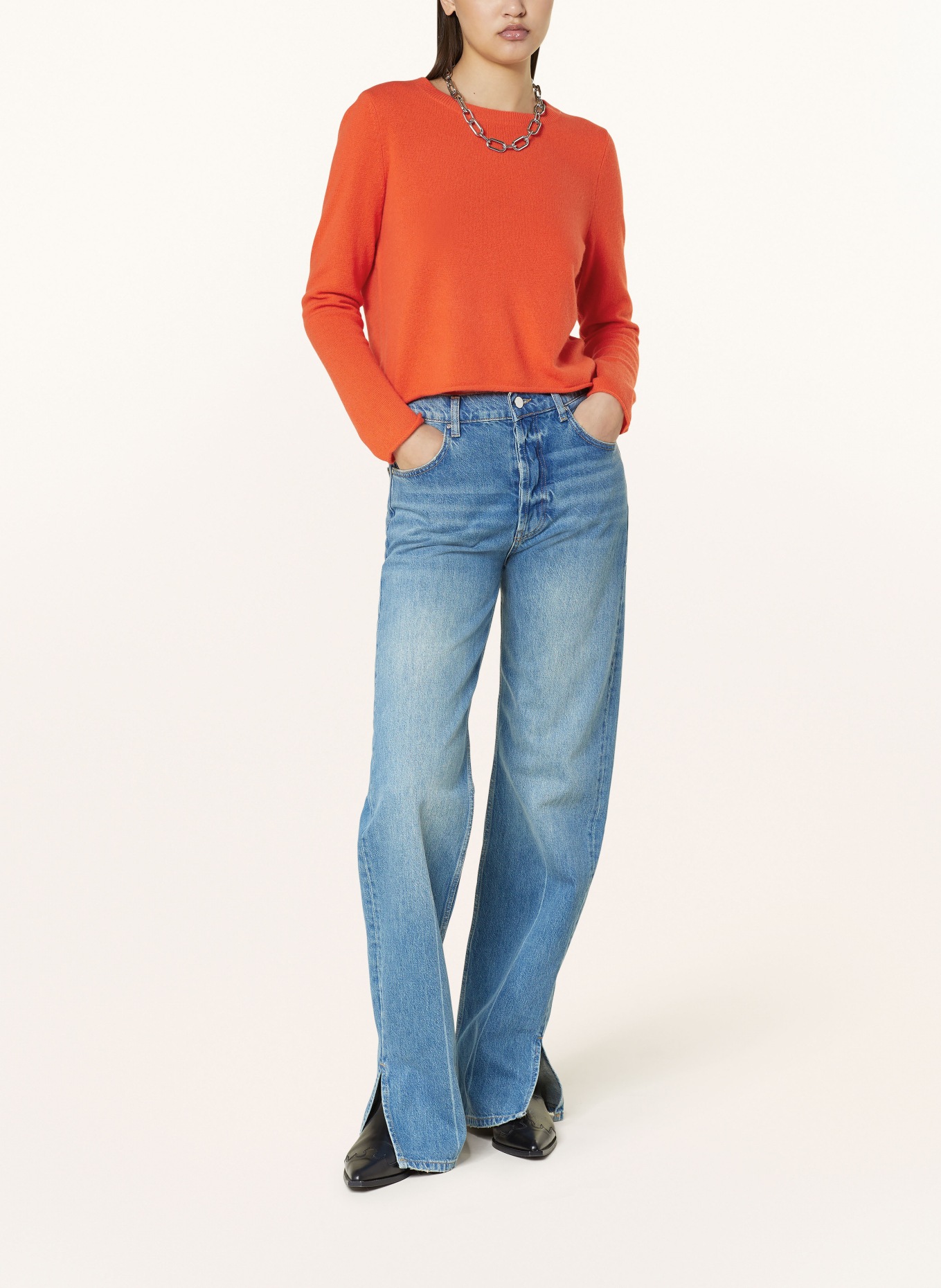 MRS & HUGS Cashmere-Pullover, Farbe: ORANGE (Bild 2)