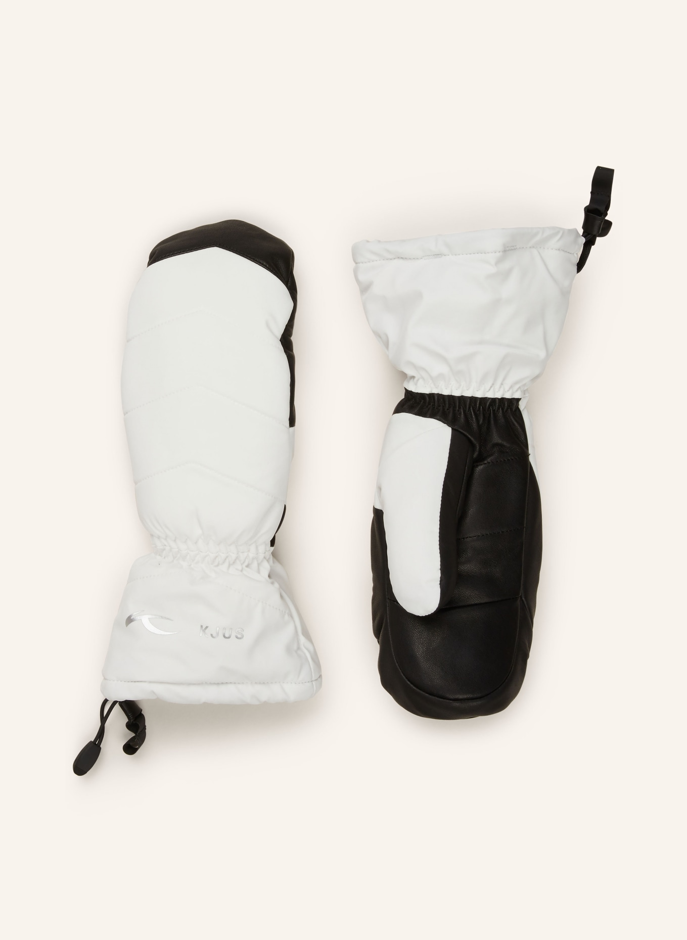 KJUS Ski gloves, Color: WHITE/ BLACK (Image 1)