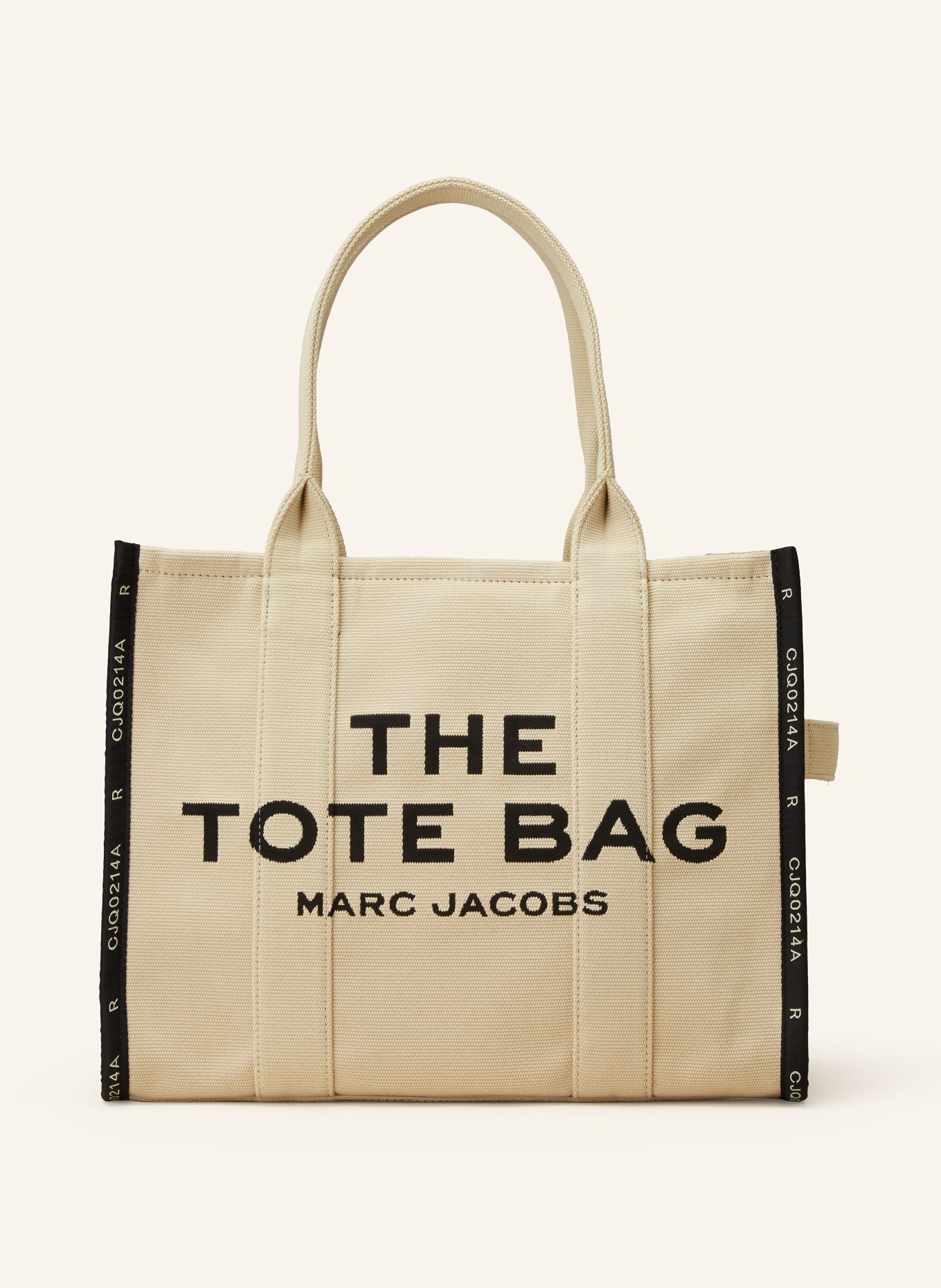 MARC JACOBS Shopper THE TOTE BAG L, Color: CREAM/ BLACK (Image 1)