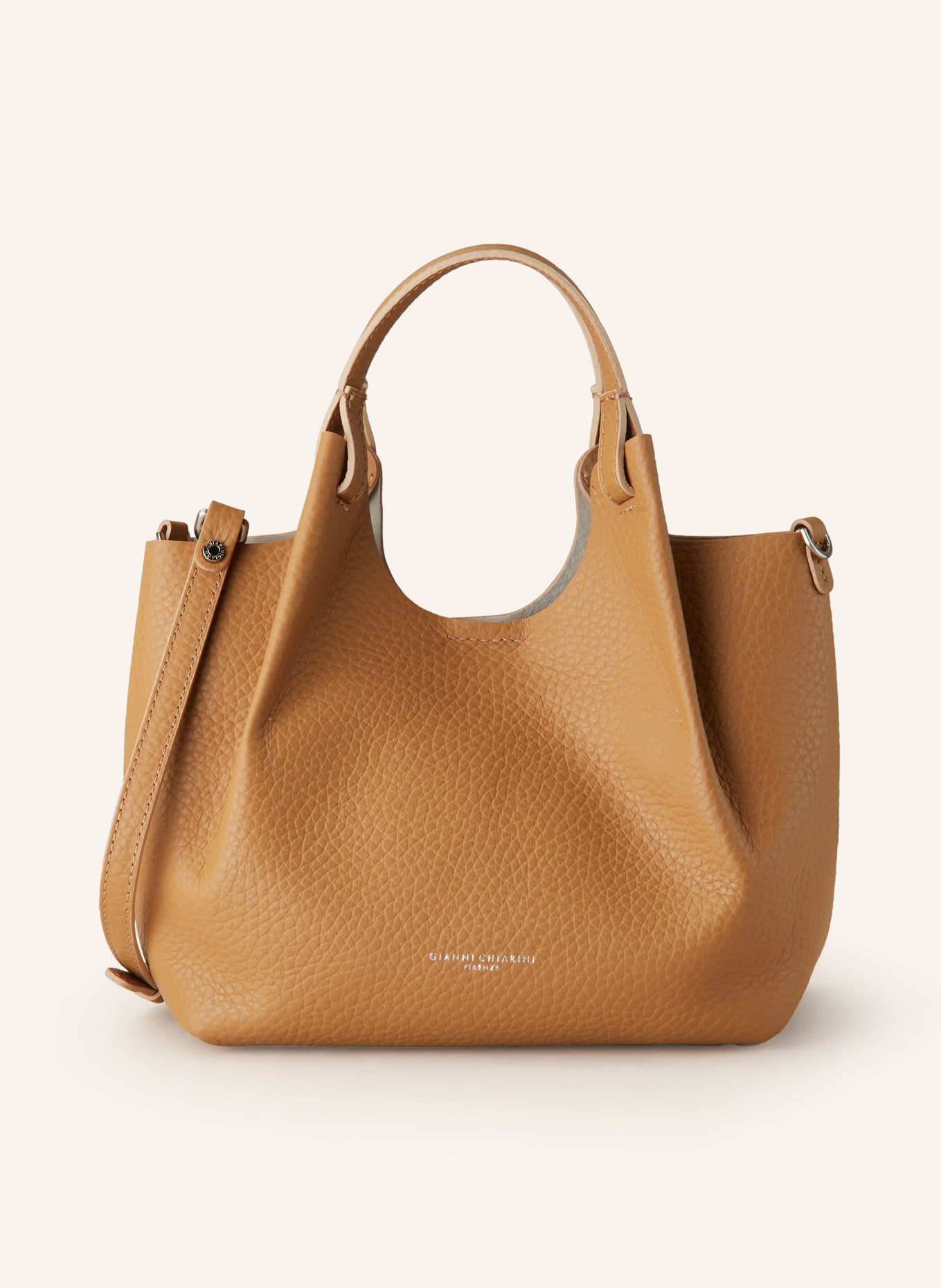 GIANNI CHIARINI Hobo-Bag mit Pouch, Farbe: CAMEL (Bild 1)