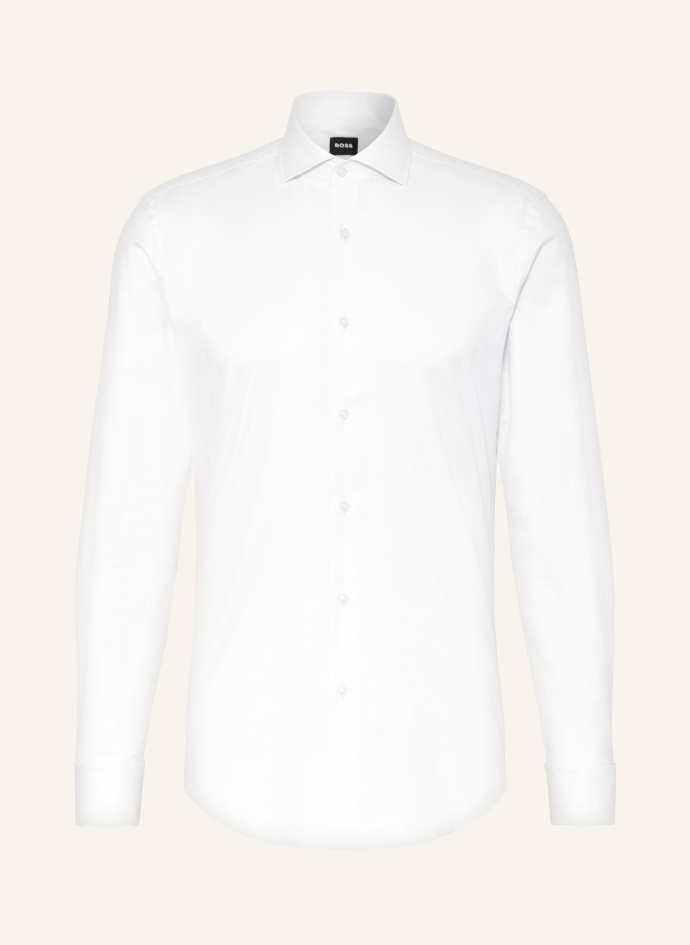 BOSS Hemd HANK Slim Fit mit Umschlagmanschette, Farbe: ECRU (Bild 1)