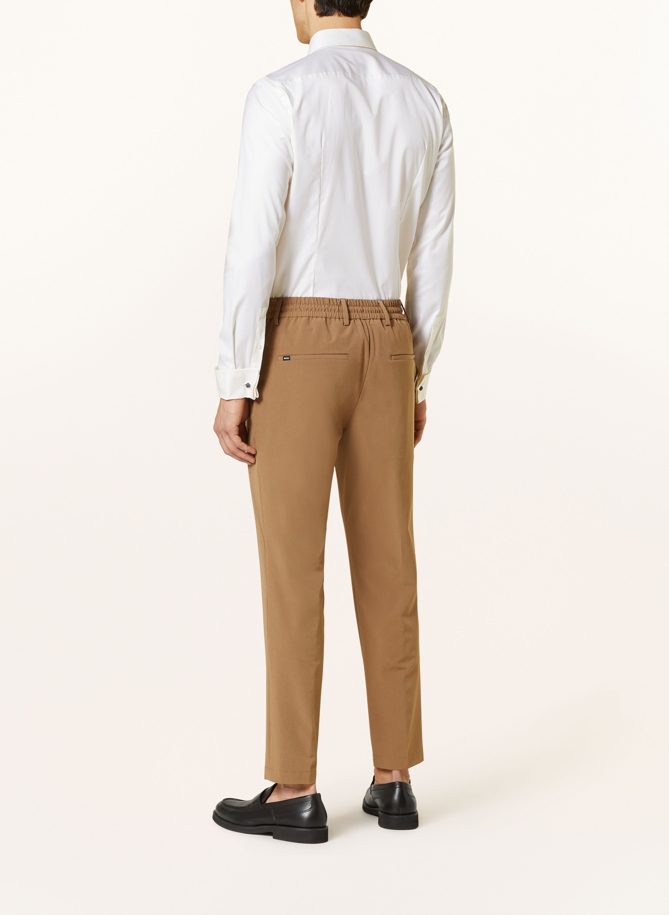 BOSS Hemd HANK Slim Fit mit Umschlagmanschette, Farbe: ECRU (Bild 3)