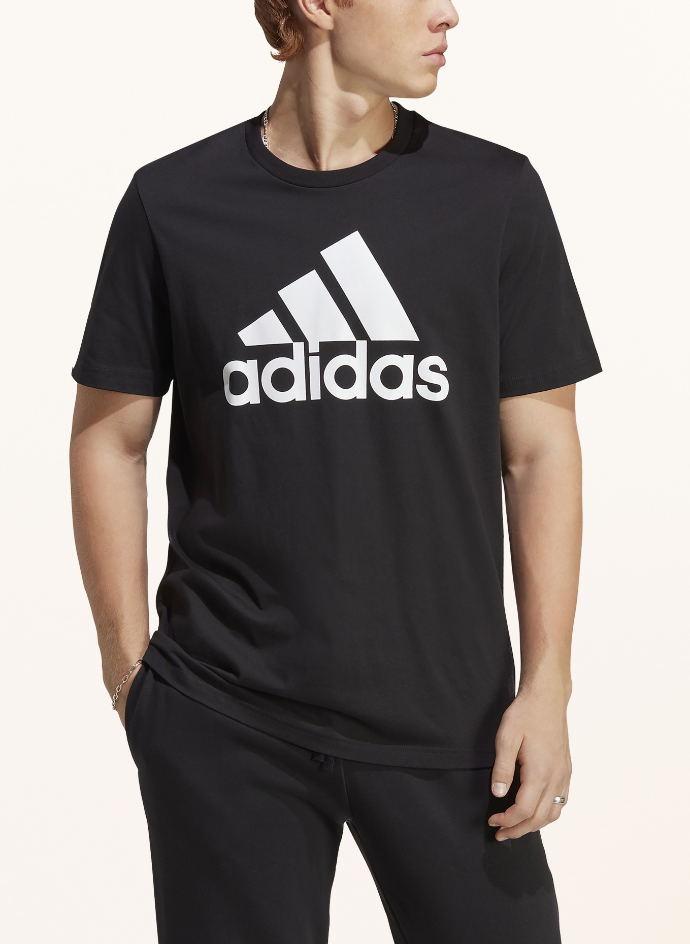 adidas T-Shirt, Farbe: SCHWARZ (Bild 2)