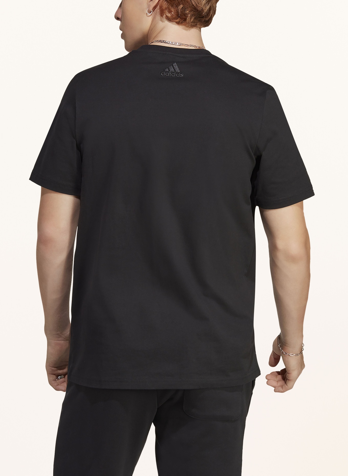 adidas T-shirt, Color: BLACK (Image 3)