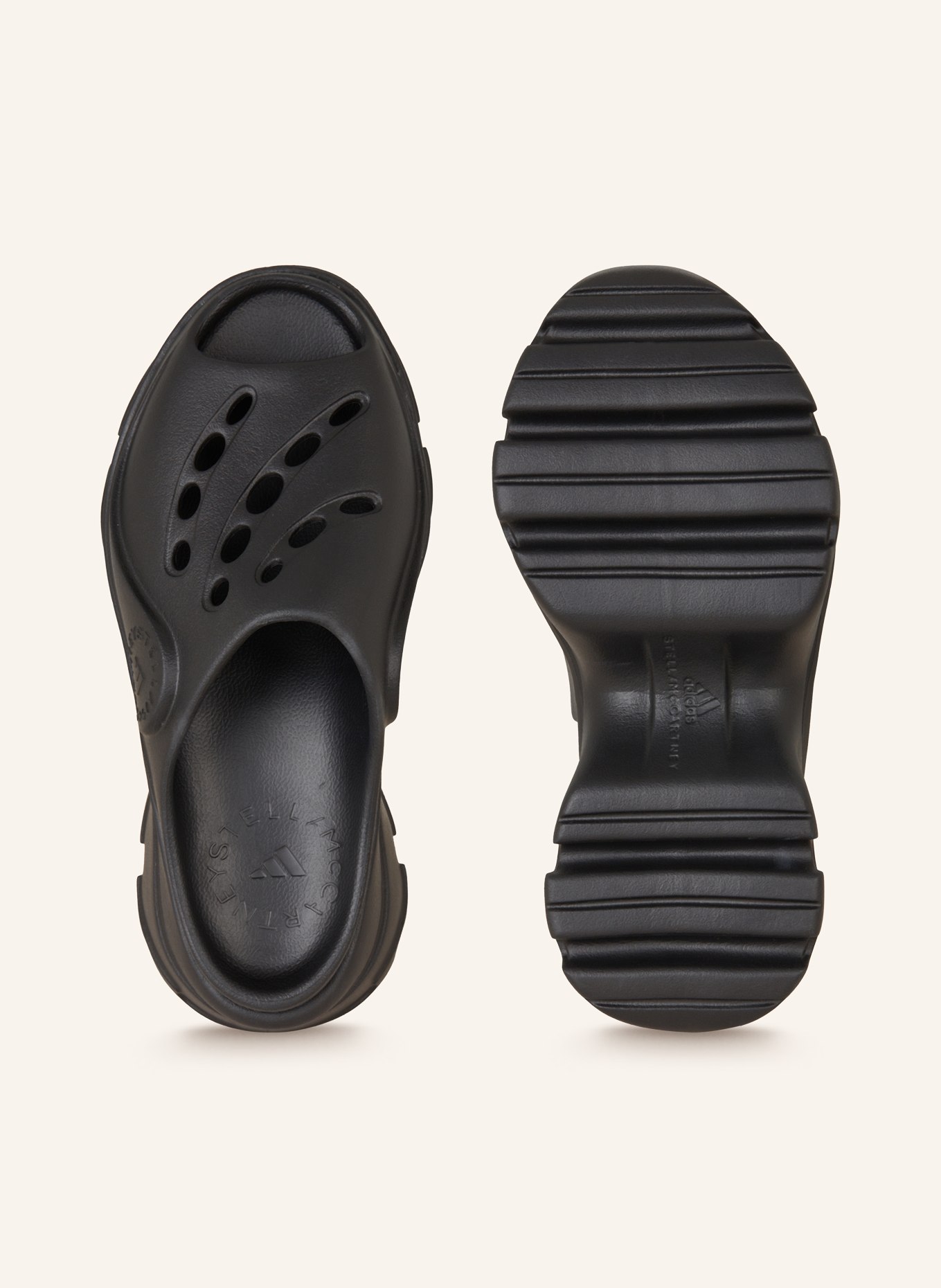 adidas by Stella McCartney Slides, Color: BLACK (Image 5)