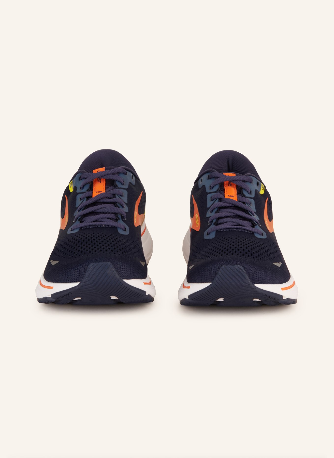 BROOKS Running shoes GHOST 15 , Color: DARK BLUE/ ORANGE/ YELLOW (Image 3)