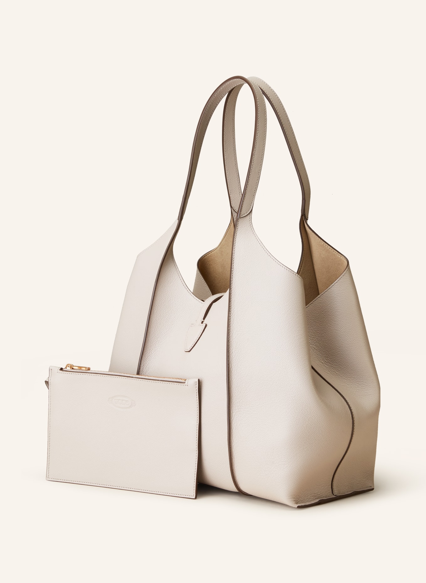 TOD'S Shopper T TIMELESS SMALL mit Pouch, Farbe: TAUPE (Bild 2)