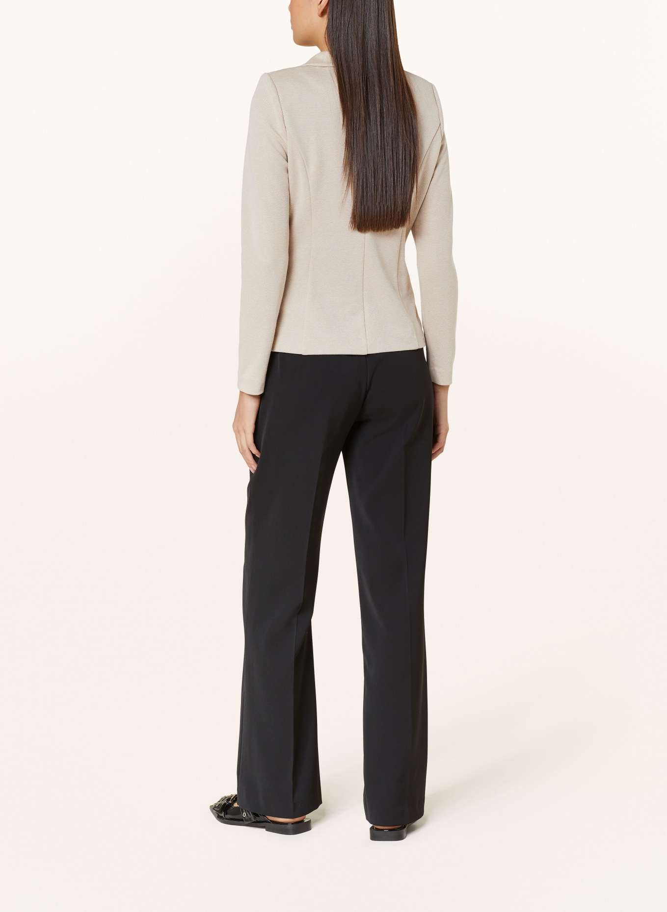 ICHI Piqué-Blazer IHKATE: BEIGE