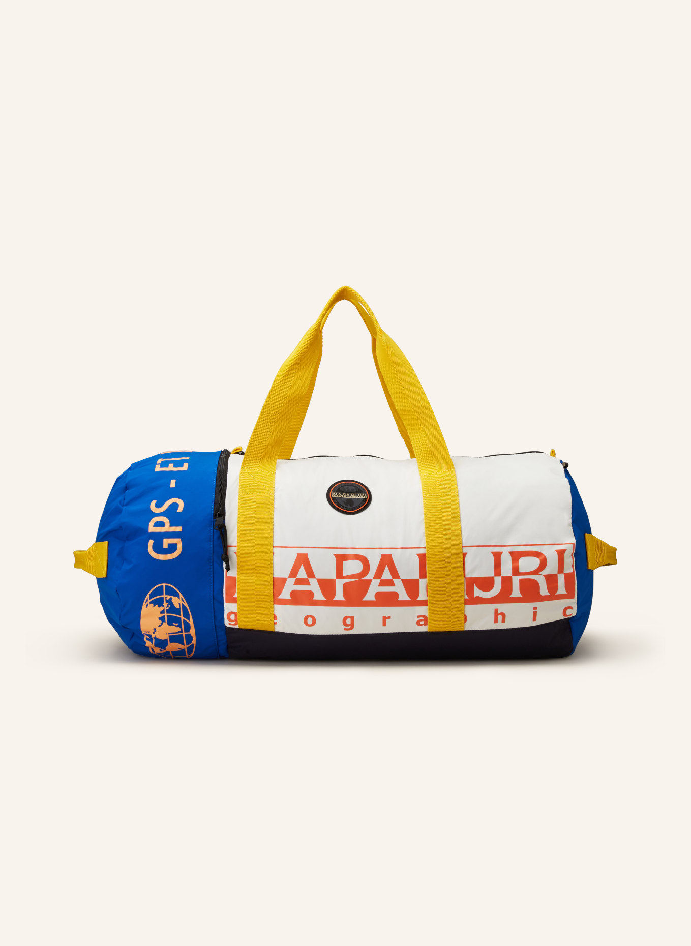 NAPAPIJRI Gym bag SALINAS, Color: CREAM/ YELLOW/ BLUE (Image 1)