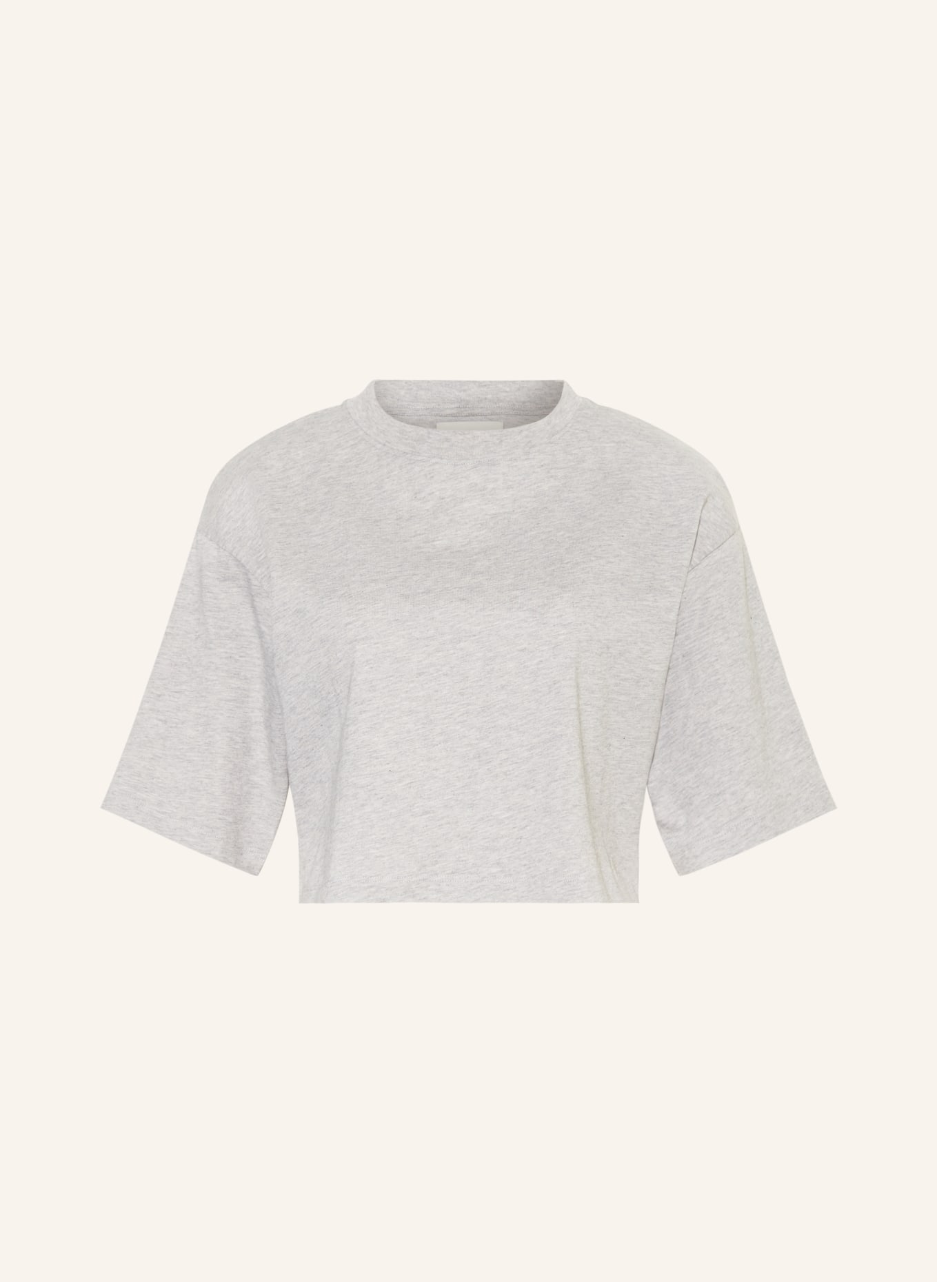 LOULOU STUDIO Cropped shirt GUPO, Color: GRAY (Image 1)